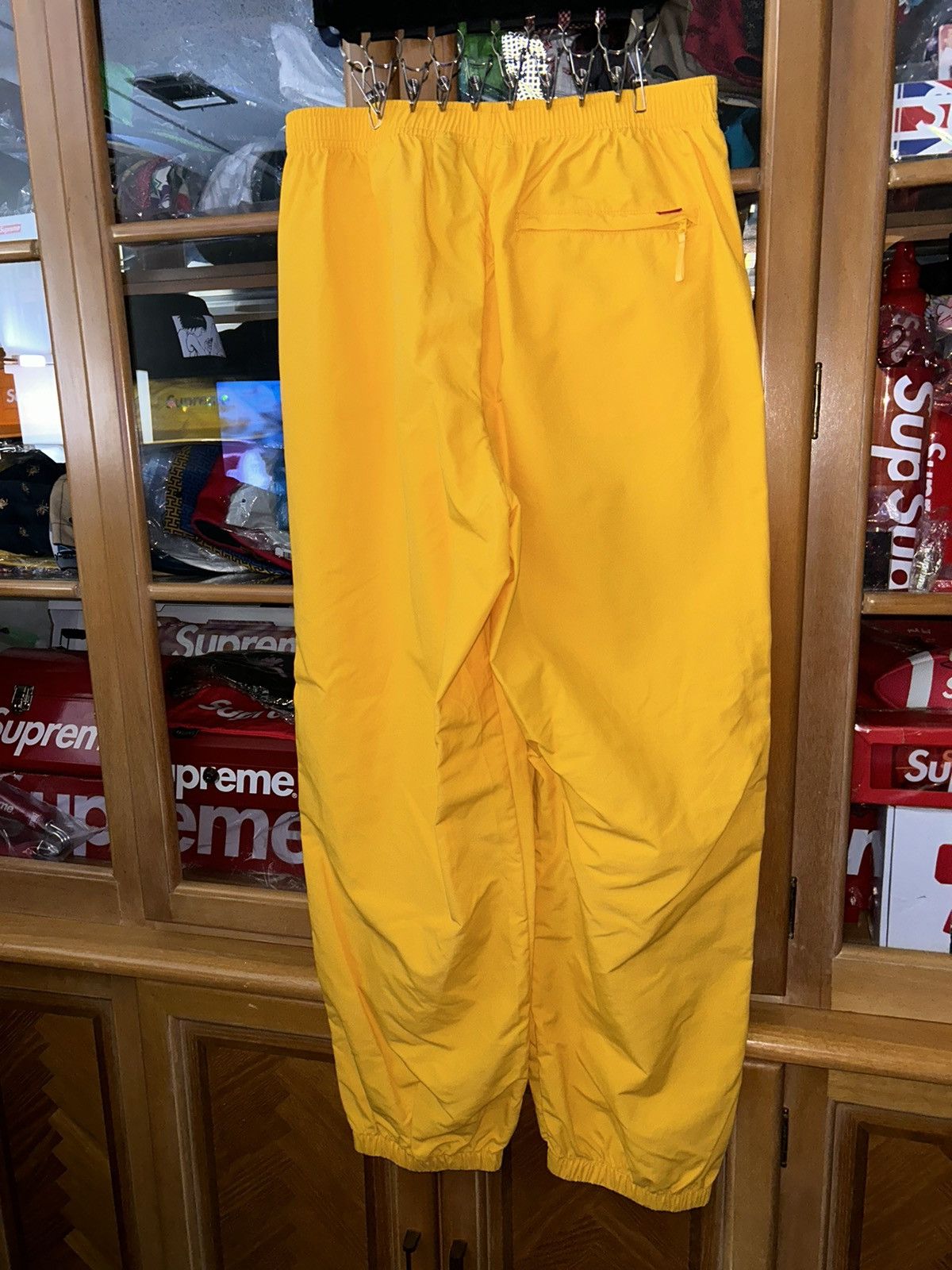 Supreme Supreme Full Zip Baggy Warm Up Pant Yellow SS23 Medium NEW Size US 34 / EU 50 - 4 Thumbnail
