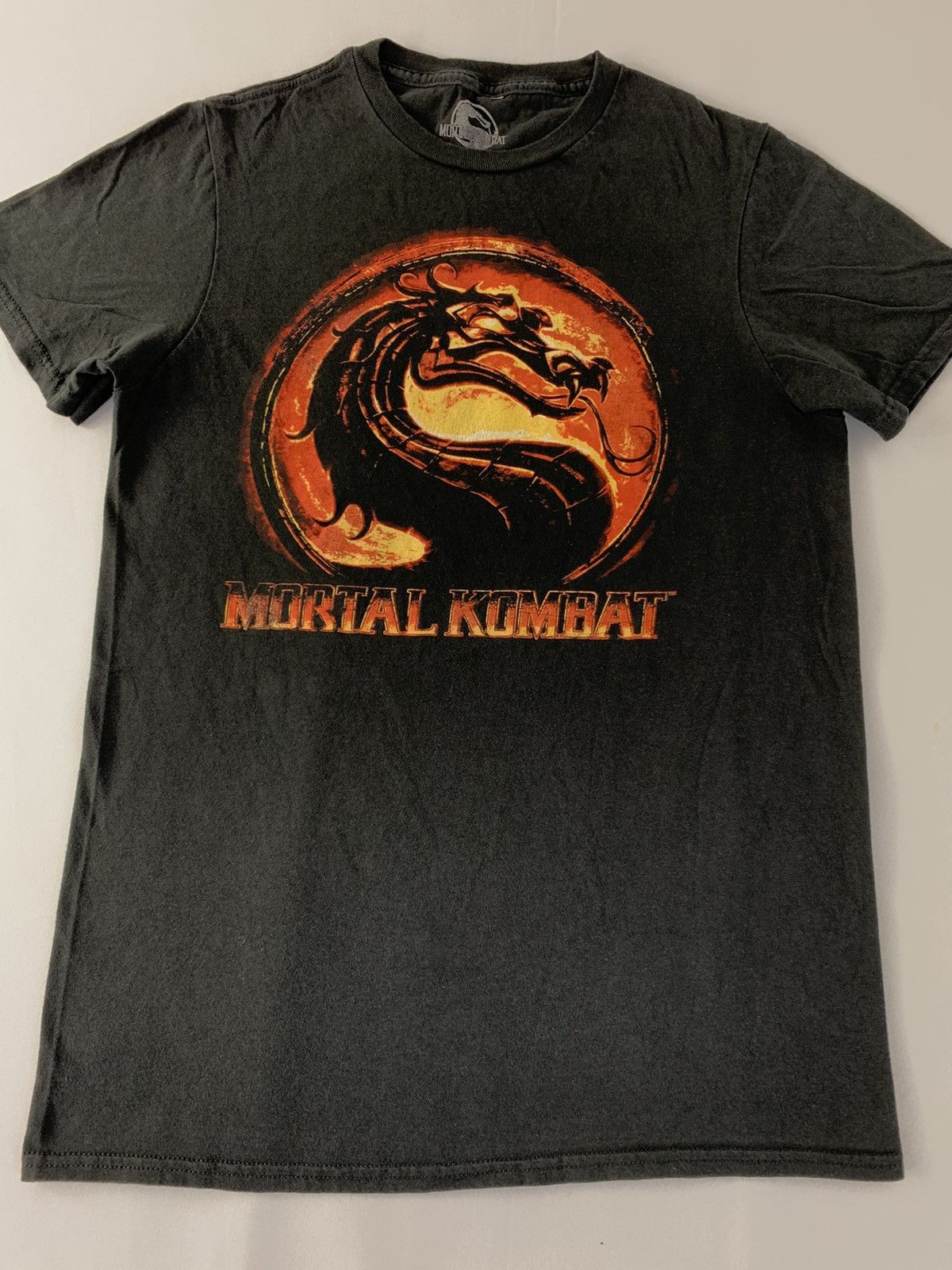 Japanese Brand Mortal Kombat Martial Art Fighting Game Movie Big Logo Tee Size US S / EU 44-46 / 1 - 3 Thumbnail