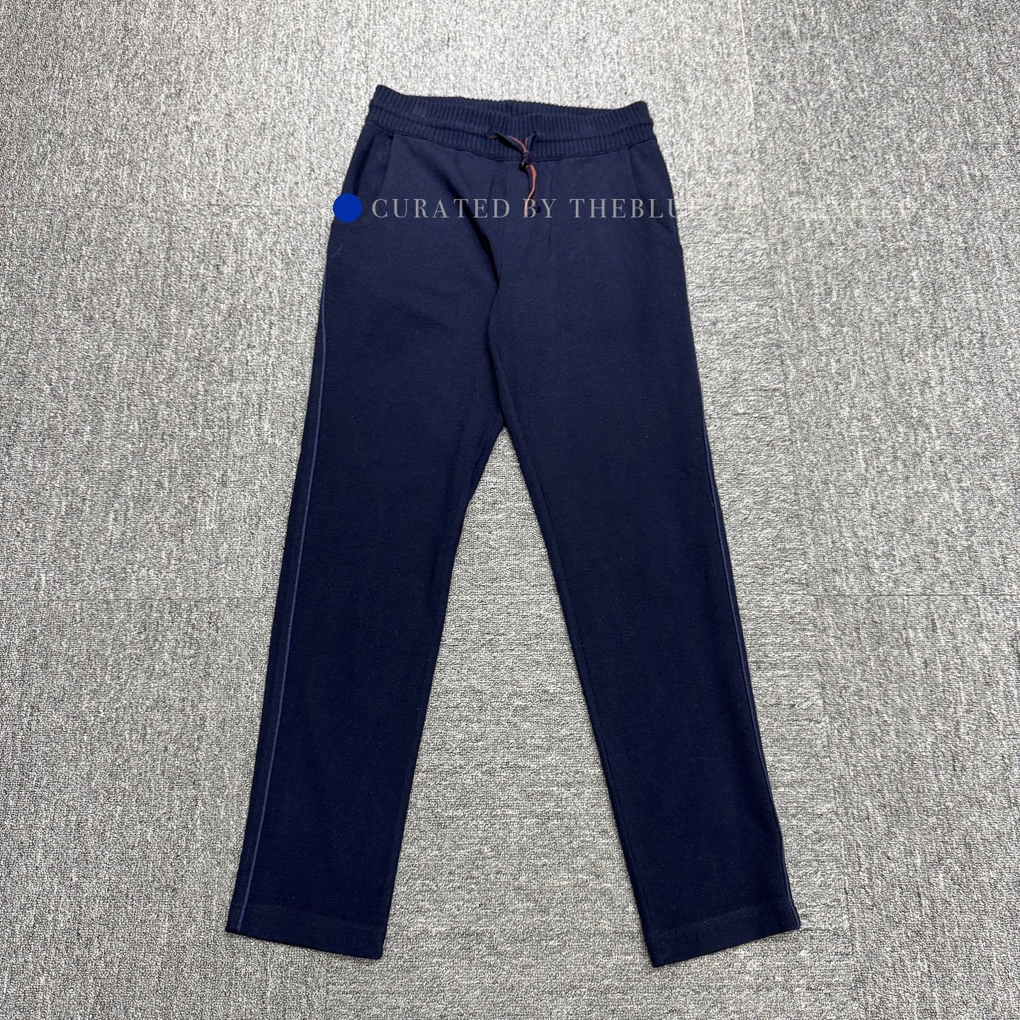 Loro Piana Luxurious Blue Virgin Wool Blend Joggers Size US 28 / EU 44 - 1 Thumbnail
