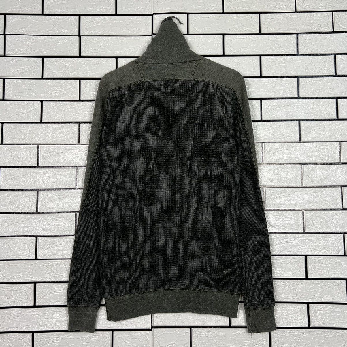 Diesel DIESEL Waffle Pattern Stand Collar Sweater Jacket #4082-C186 Size US S / EU 44-46 / 1 - 18 Thumbnail