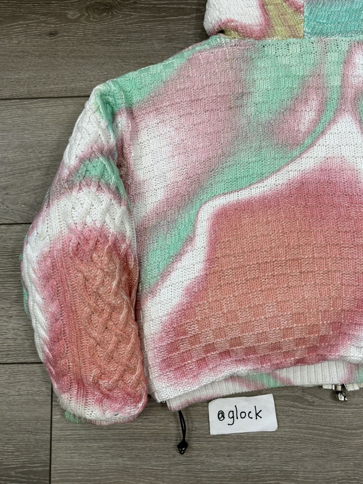 Bad Son Badson SPCTRM Multicolor Knit Puffer Jacket Size Medium Size US M / EU 48-50 / 2 - 14 Thumbnail