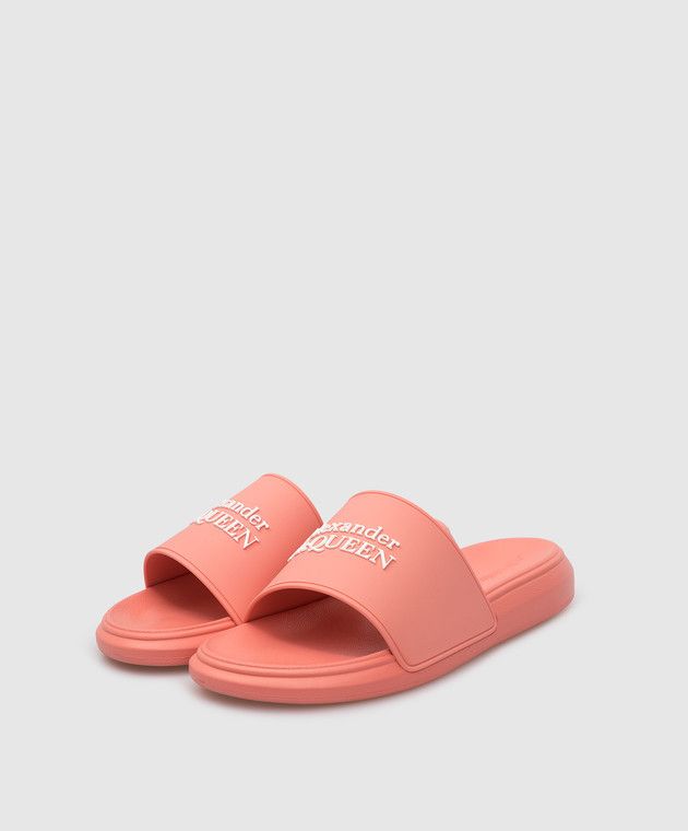 Alexander McQueen o1y0225 Slides in Antique Rose Size US 6 / IT 36 - 3 Thumbnail