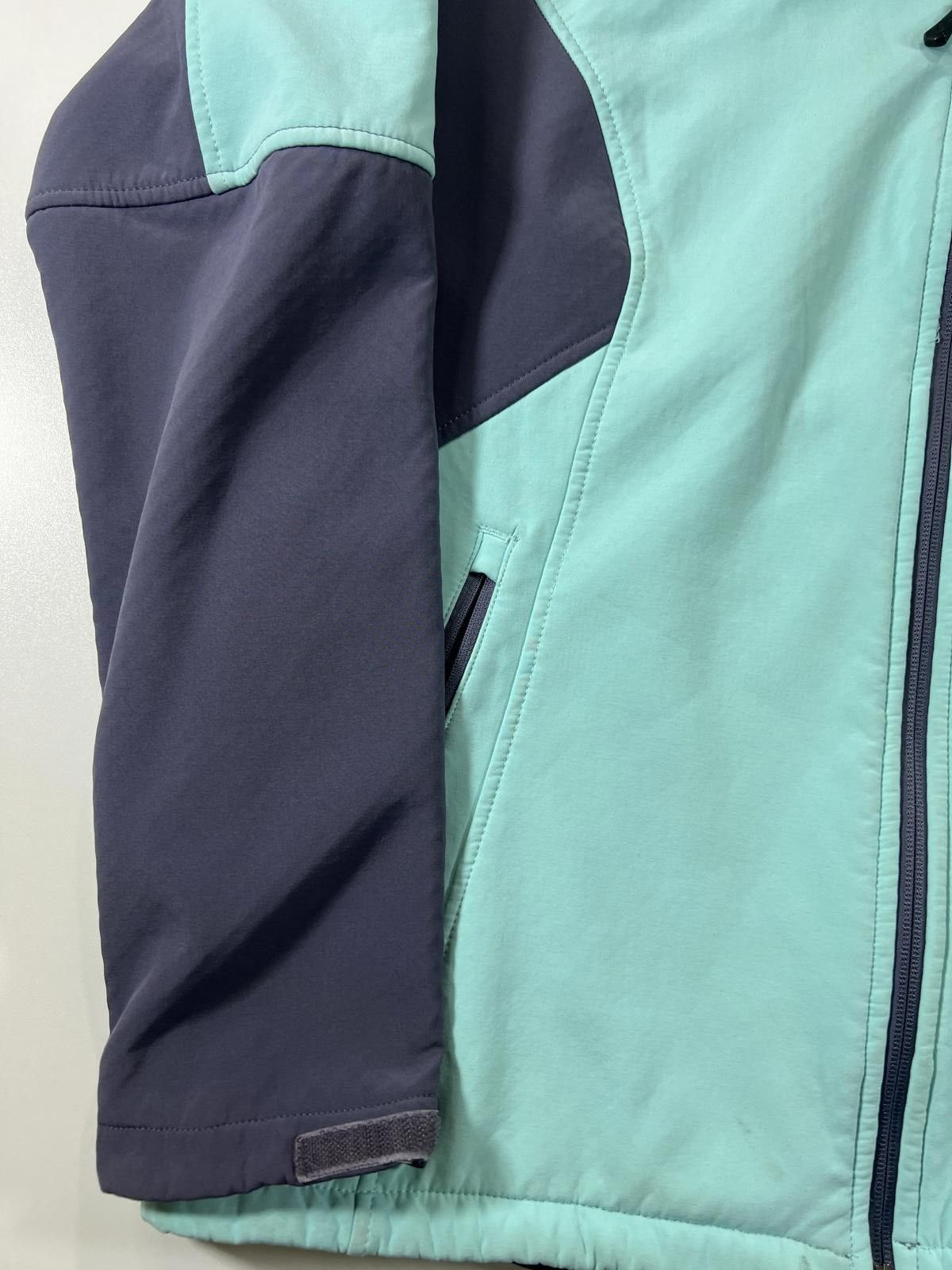 The North Face The North Face Women's Light Blue and Navy Softshell Jacket Size XXL / US 16-18 / IT 52-54 - 6 Thumbnail