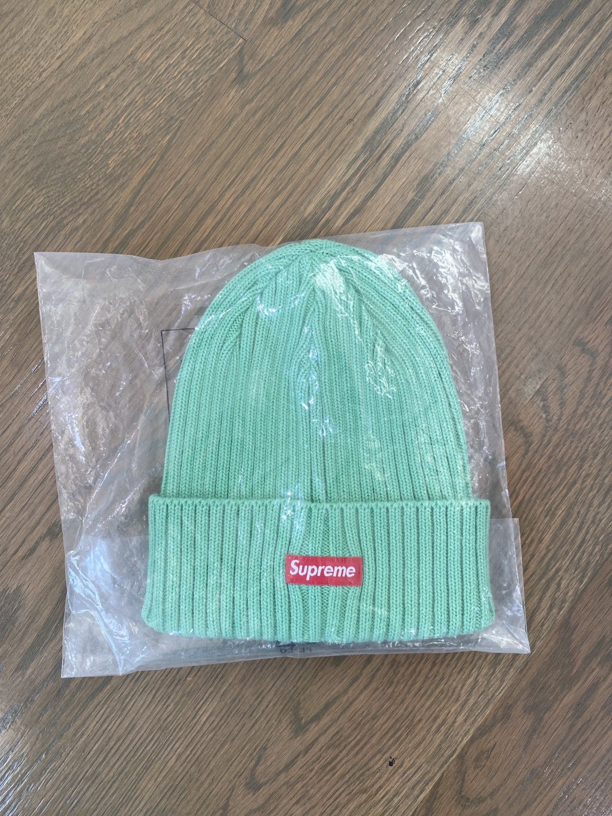 Supreme Supreme Overdyed Beanie Splatter Green | Grailed