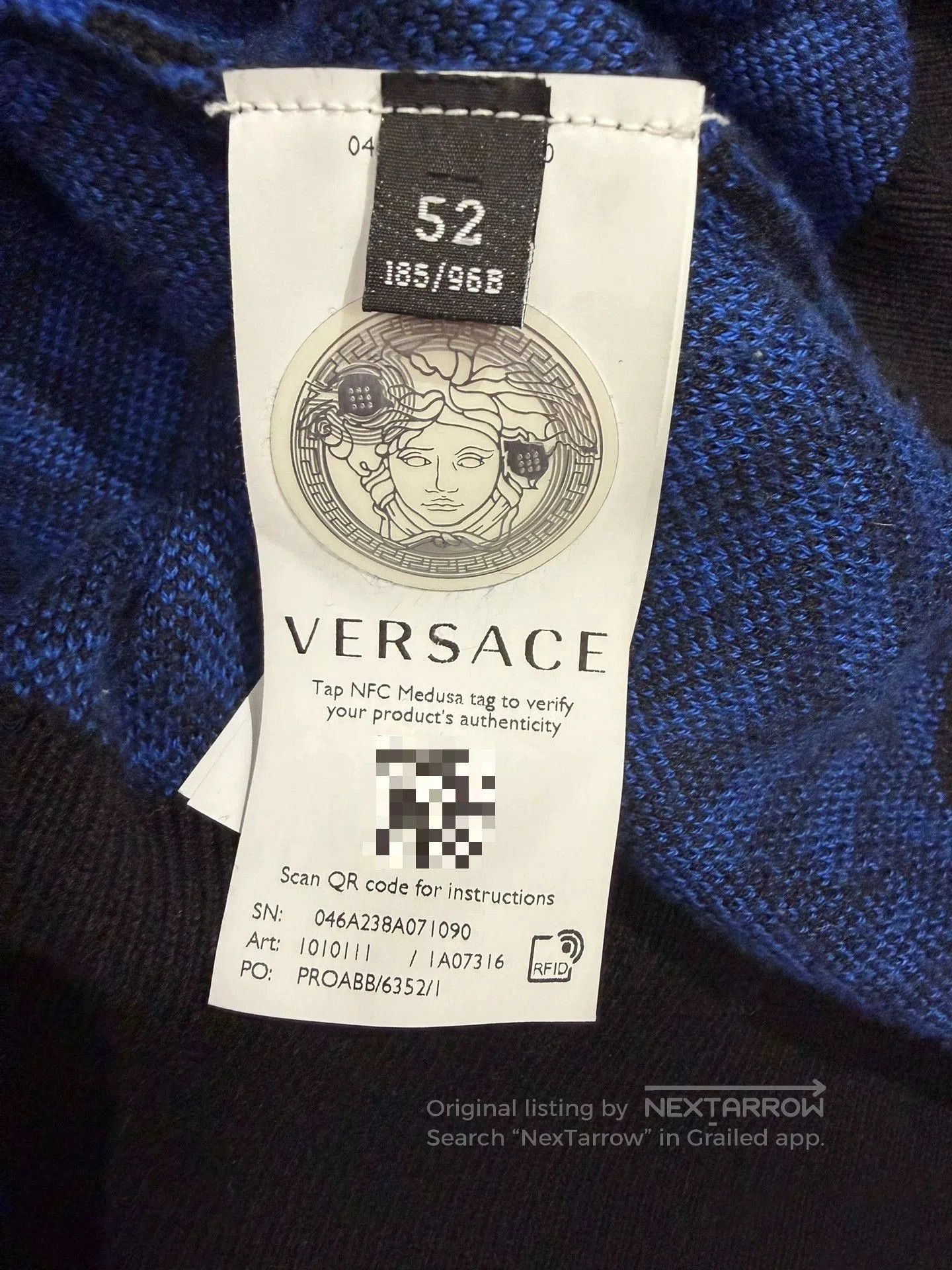Versace Versace Medusa Wool Runway Knit Sweater. Size US L / EU 52-54 / 3 - 9 Thumbnail
