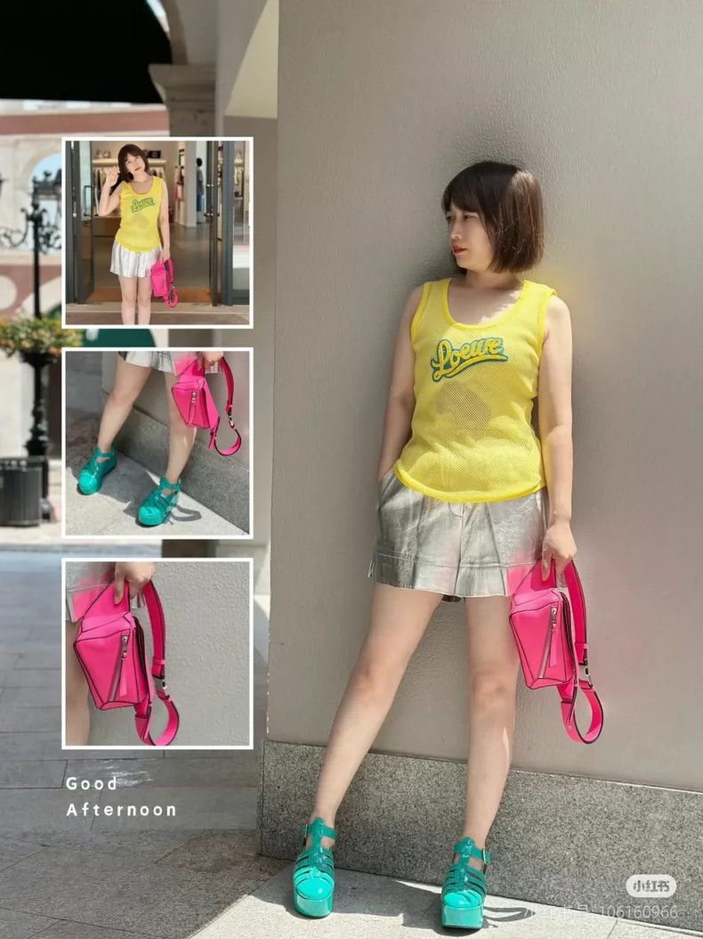 Loewe LOEWE Yellow lettering mesh vest Size S / US 4 / IT 40 - 3 Thumbnail