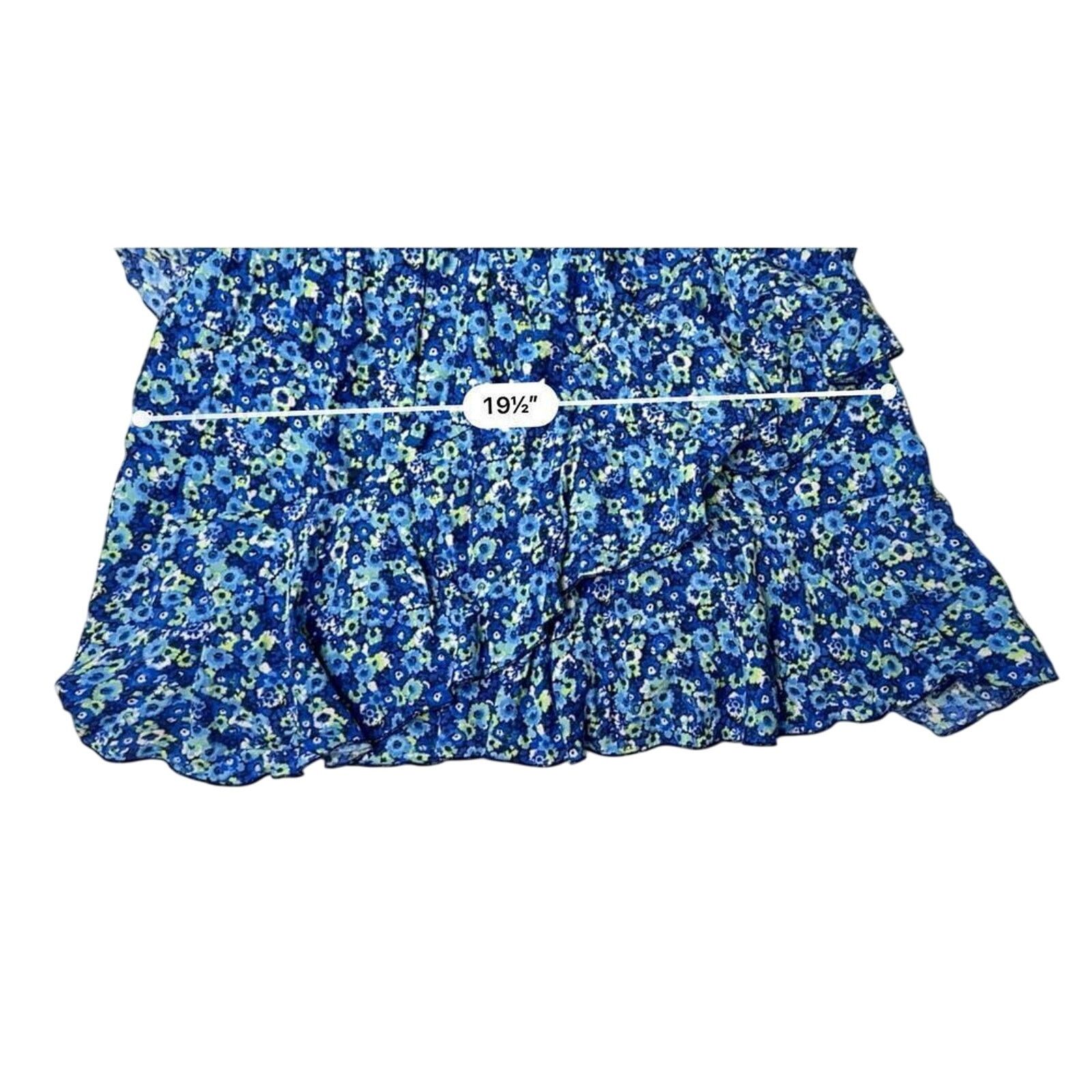 Zara Zara Tiered Blue Floral Cottagecore Jumpsuit Romper MEDIUM Size M / US 6-8 / IT 42-44 - 9 Thumbnail