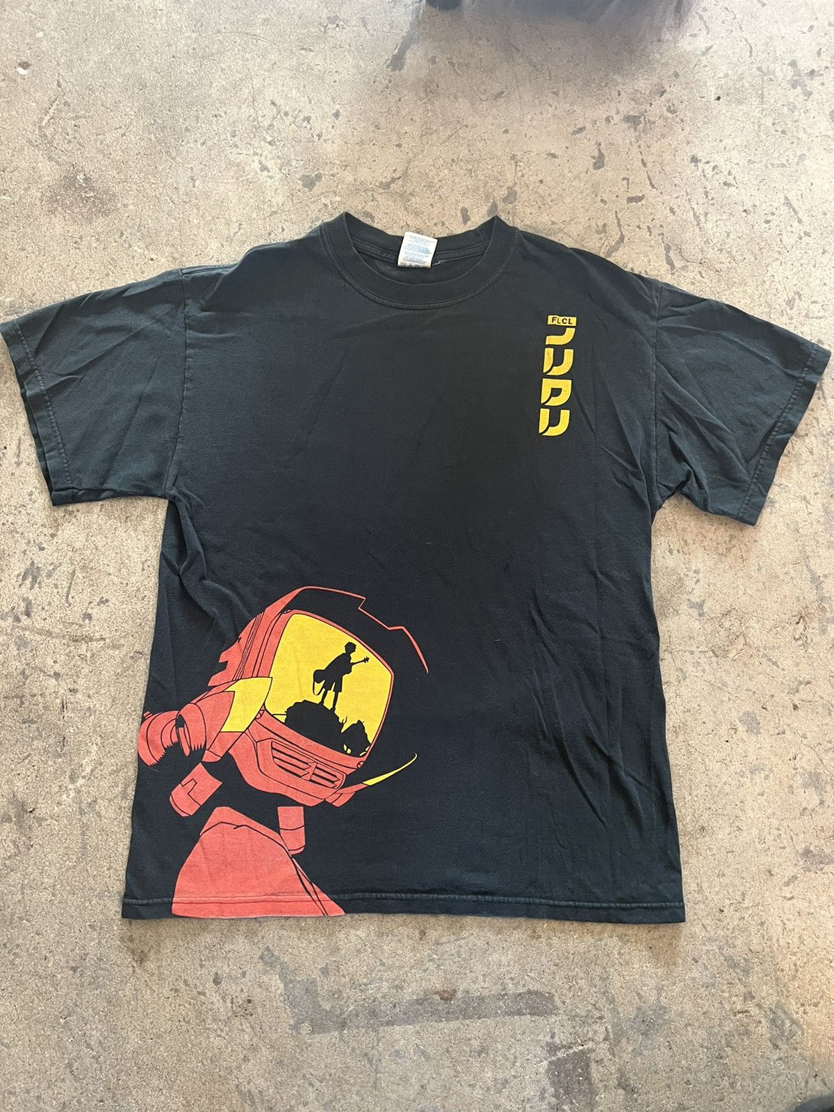 90s FLCL anime tシャツ