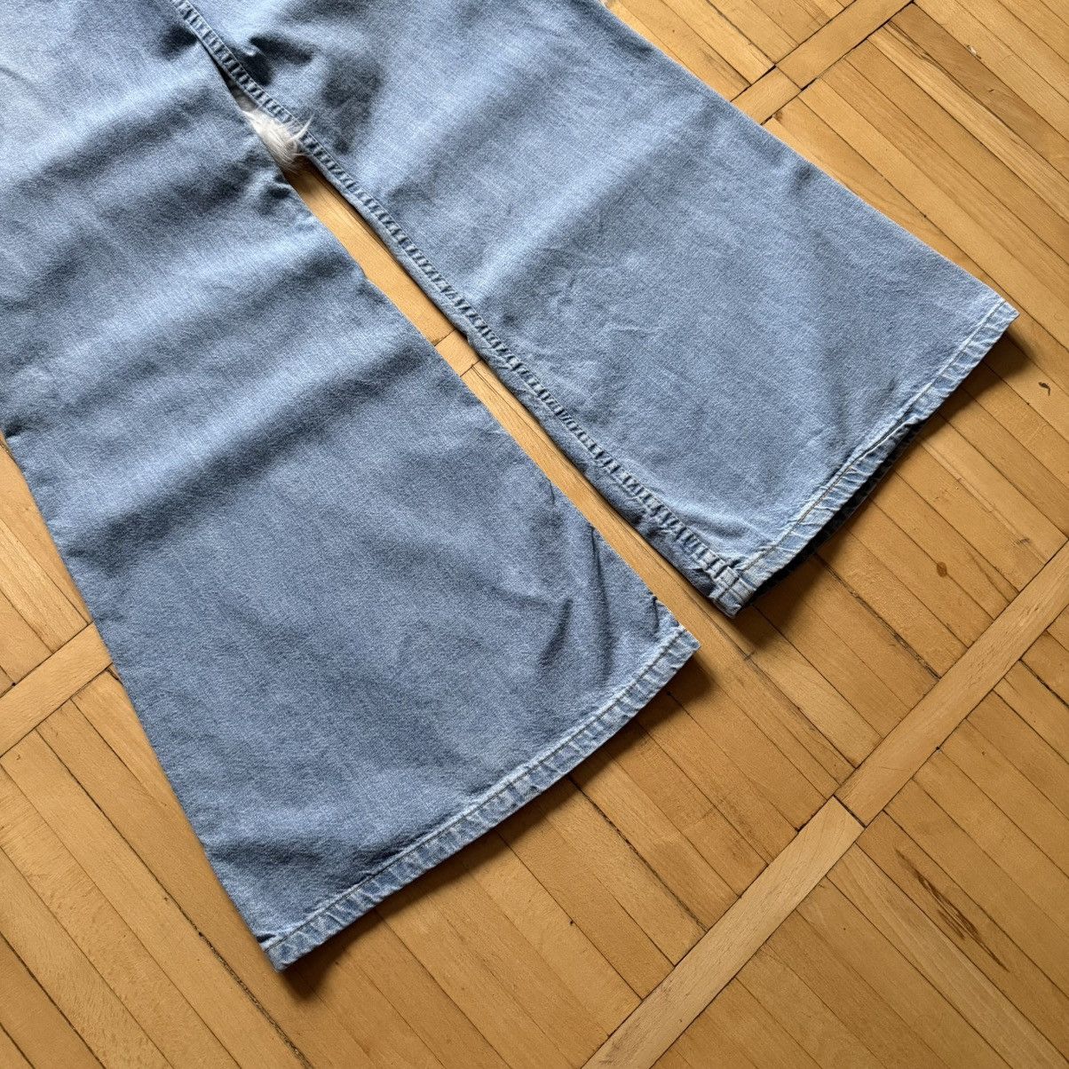 If Six Was Nine 📌 Vintage Y2K M.O.T.O Extra Flared Washed LGB Jeans Size 27" / US 4 / IT 40 - 6 Thumbnail