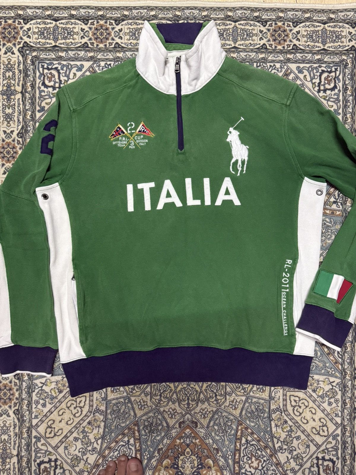 Baracuta × Polo Ralph Lauren Polo ralph lauren halfzipper Size US L / EU 52-54 / 3 - 1 Thumbnail