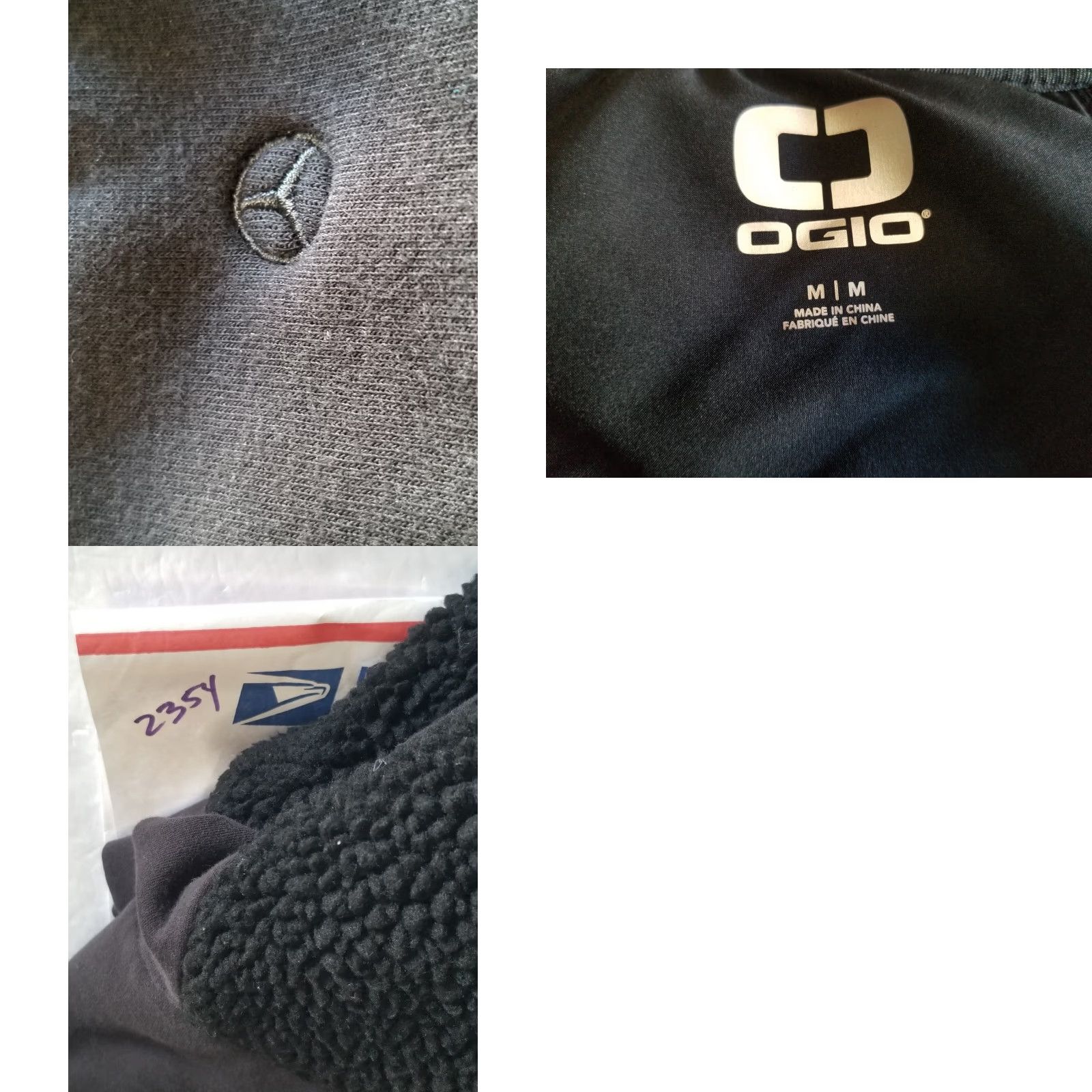 Vintage OGIO Womens Jacket Full Zip Sherpa Black Medium Sports Outdoor Women Size M / US 6-8 / IT 42-44 - 9 Thumbnail