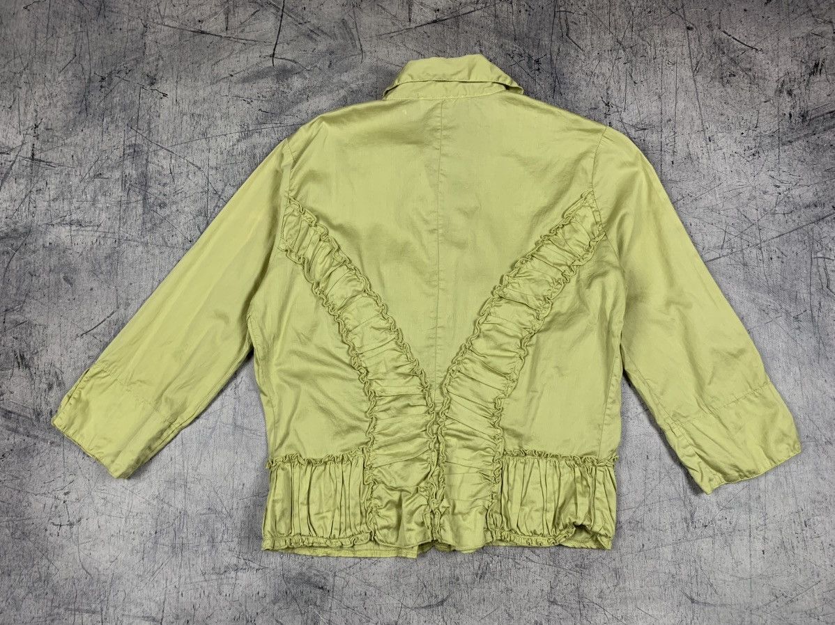 Elisa Cavaletti Elisa Cavaletti Avant Garde Blouse Shirt Green Size M Italy Size M / US 6-8 / IT 42-44 - 10 Thumbnail