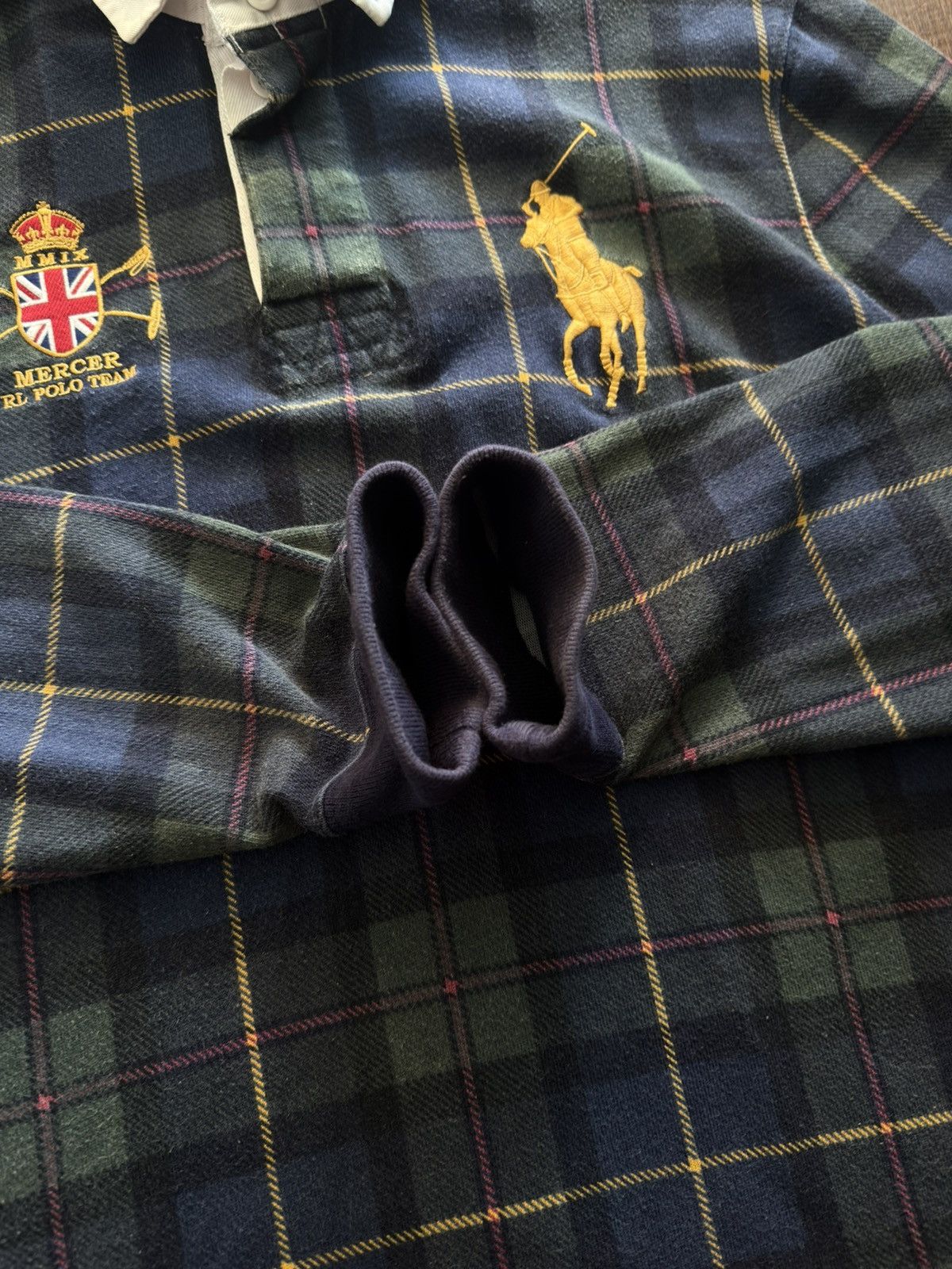 Polo Ralph Lauren Vintage Polo Ralph Lauren Mercer Plaid Rugby Shirt Size US XL / EU 56 / 4 - 3 Thumbnail