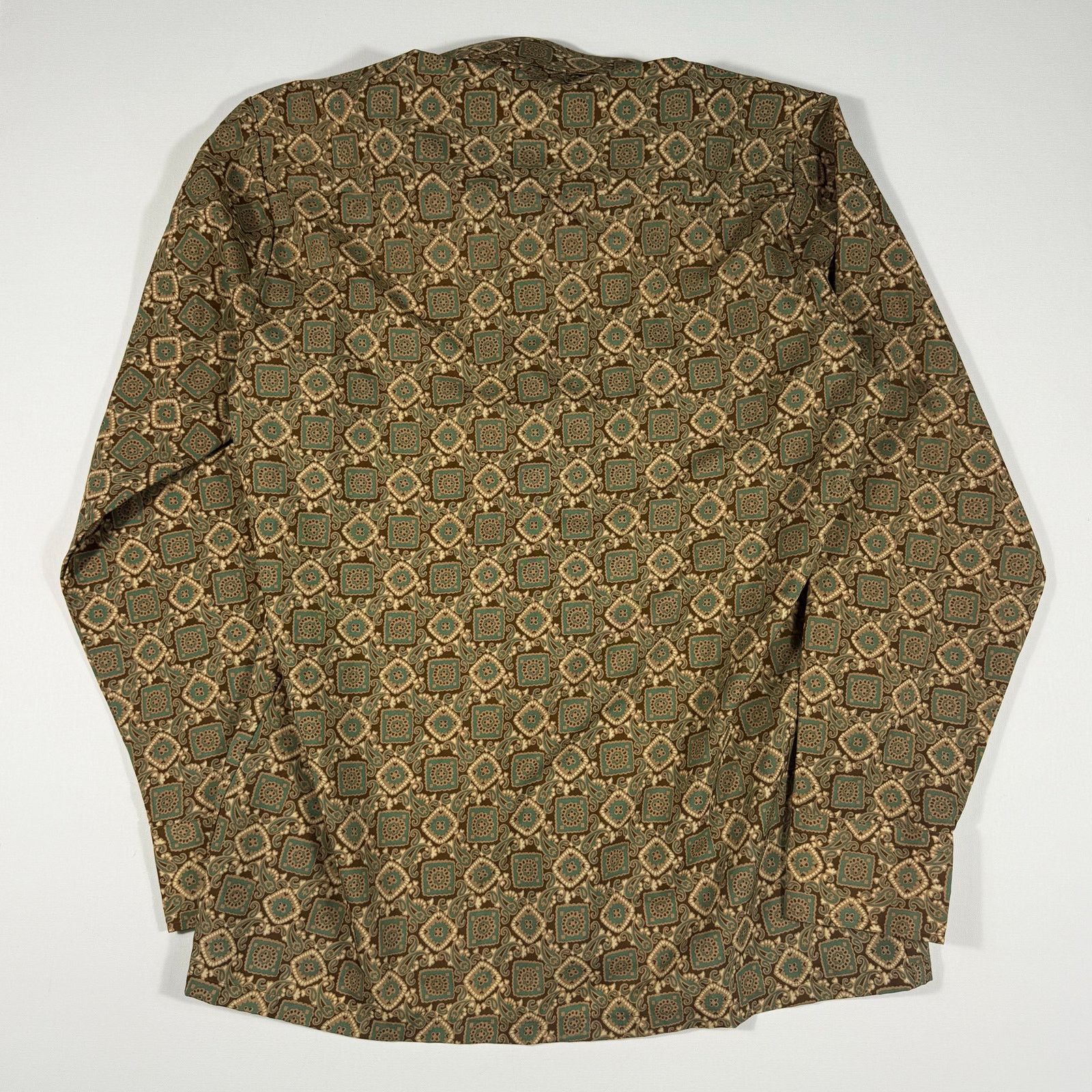 Levi's Vintage Levi’s Panatela Paisley Button Up Shirt Brown Large Size US L / EU 52-54 / 3 - 3 Thumbnail