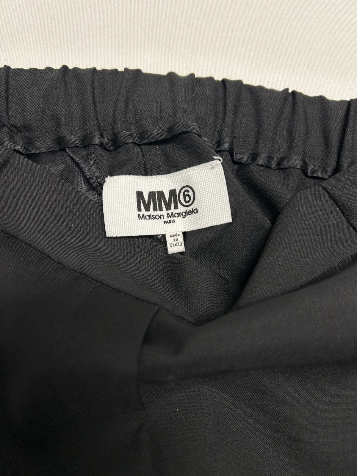 Maison Margiela SS2017 Elastic Waist Pleated Wool Trousers Size US 30 / EU 46 - 4 Thumbnail