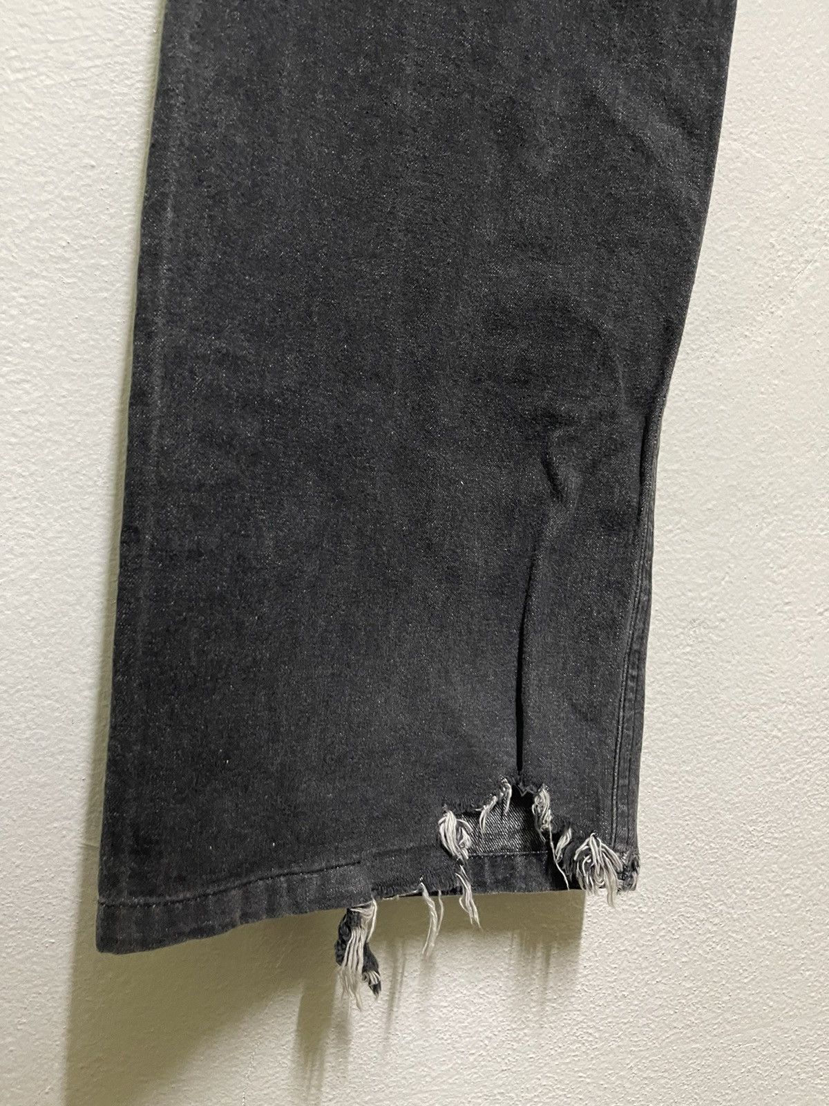 Japanese Brand Super Lovers Black Jeans Size US 31 - 12 Thumbnail