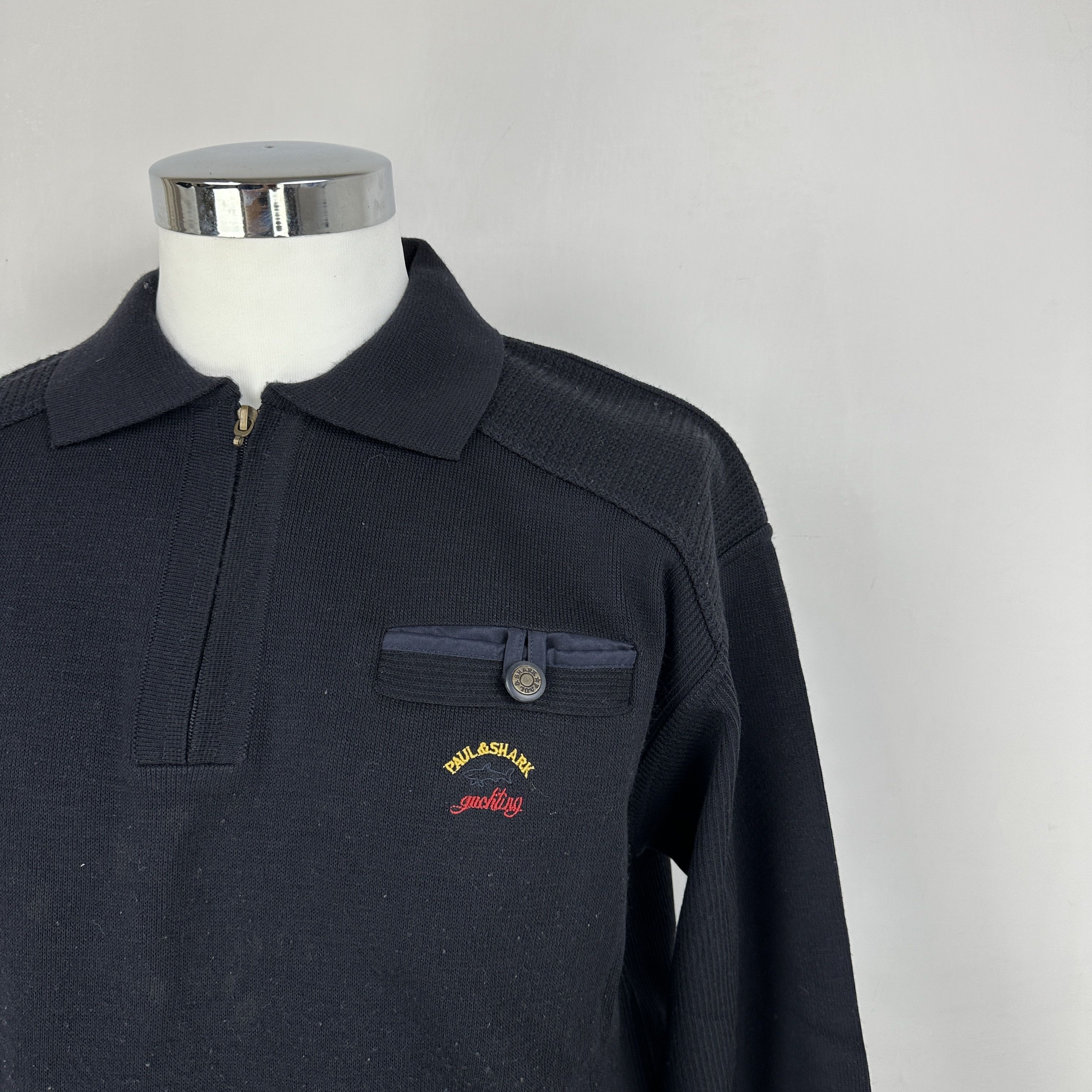 Paul & Shark Maglione Paul & Shark Lana Zip 3/4 – 3XL Size US XXL / EU 58 / 5 - 2 Thumbnail