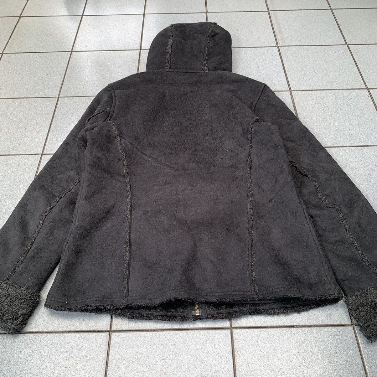 Uniqlo Uniqlp Sherpa Lined Black Warm Sweeter Hoodie Size L / US 10 / IT 46 - 7 Thumbnail