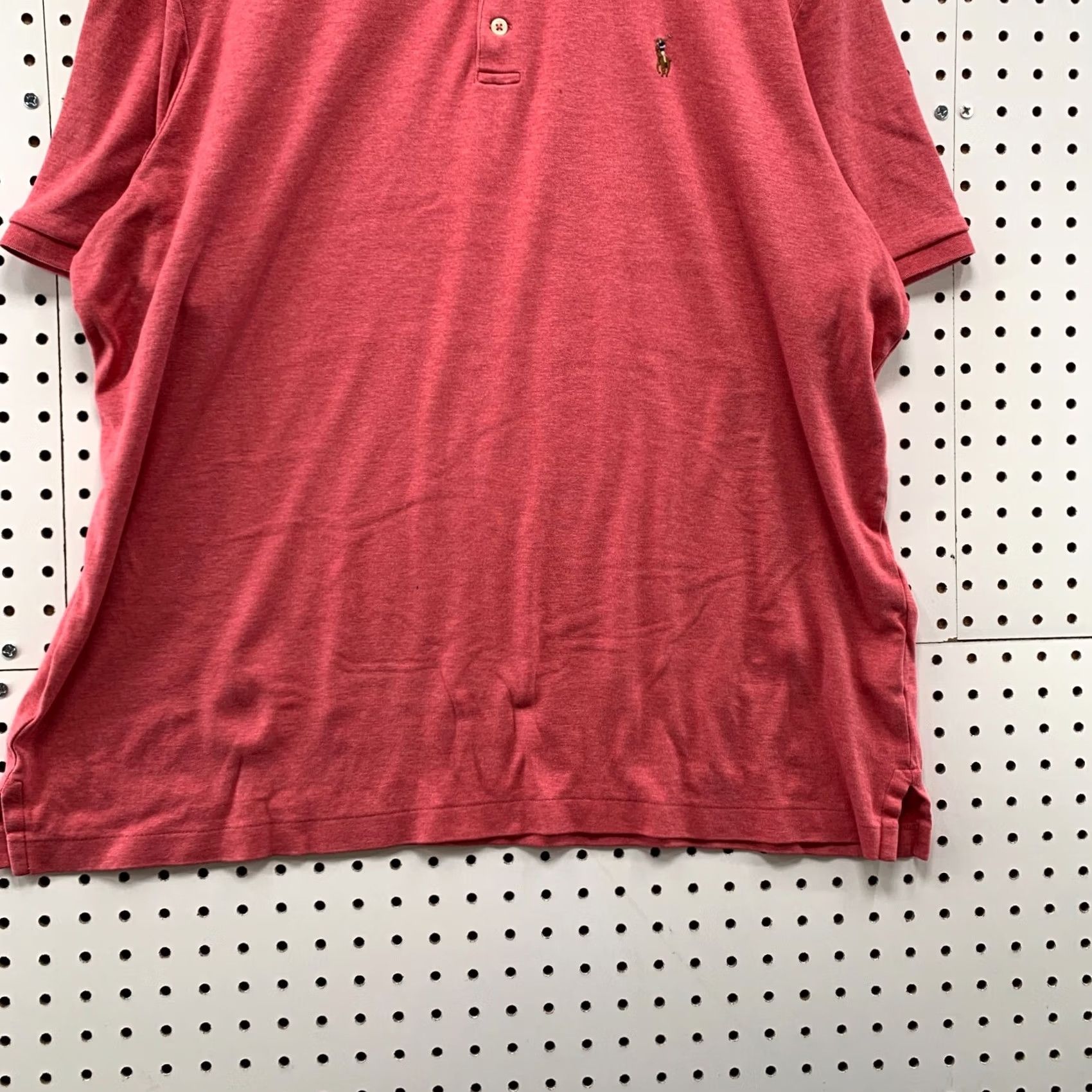 Polo Ralph Lauren Polo Ralph Lauren Shirt Mens XL CLassic Fit Red Collared Brown Pony 25.5X28 Size US XL / EU 56 / 4 - 6 Thumbnail