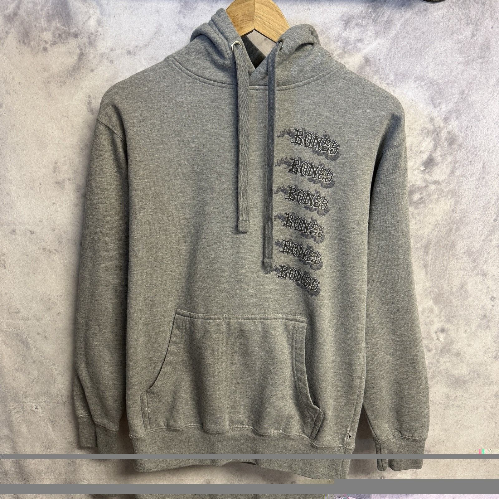 Bones Bones Skateboard Hoodie Sweatshirt Mens Small Gray Skate Str Size US S / EU 44-46 / 1 - 2 Thumbnail