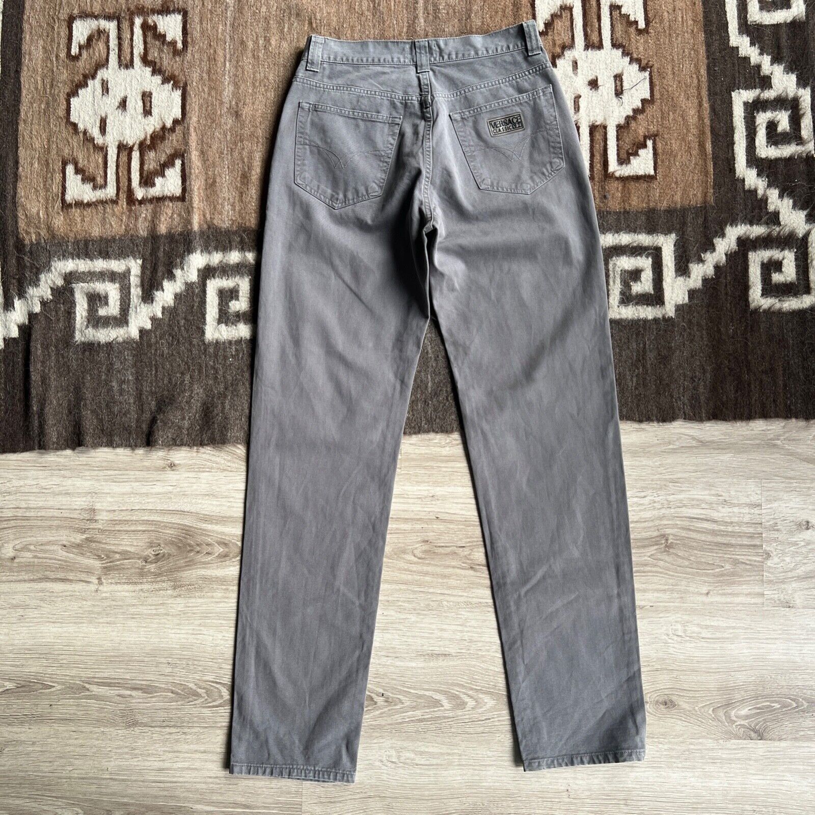 Versace Versace Classic V2 Vintage Gray Pants 8883AC Size US 34 / EU 50 - 2 Thumbnail