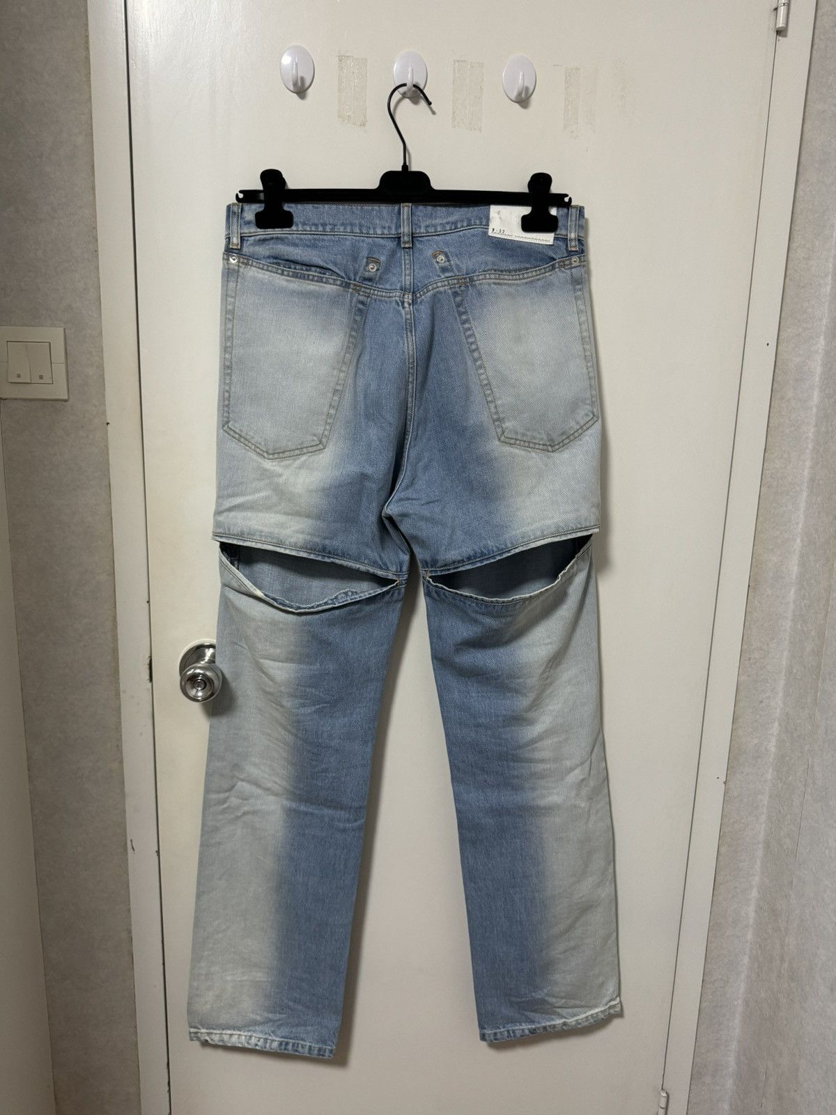 Random Identities Slim Fit Cutout Jeans Size US 32 / EU 48 - 2 Thumbnail