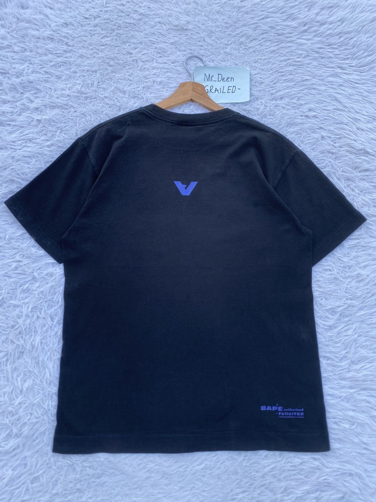 Bape Rare Vintage A Bathing Ape Black Tshirt Ideograph Size US M / EU 48-50 / 2 - 17 Thumbnail