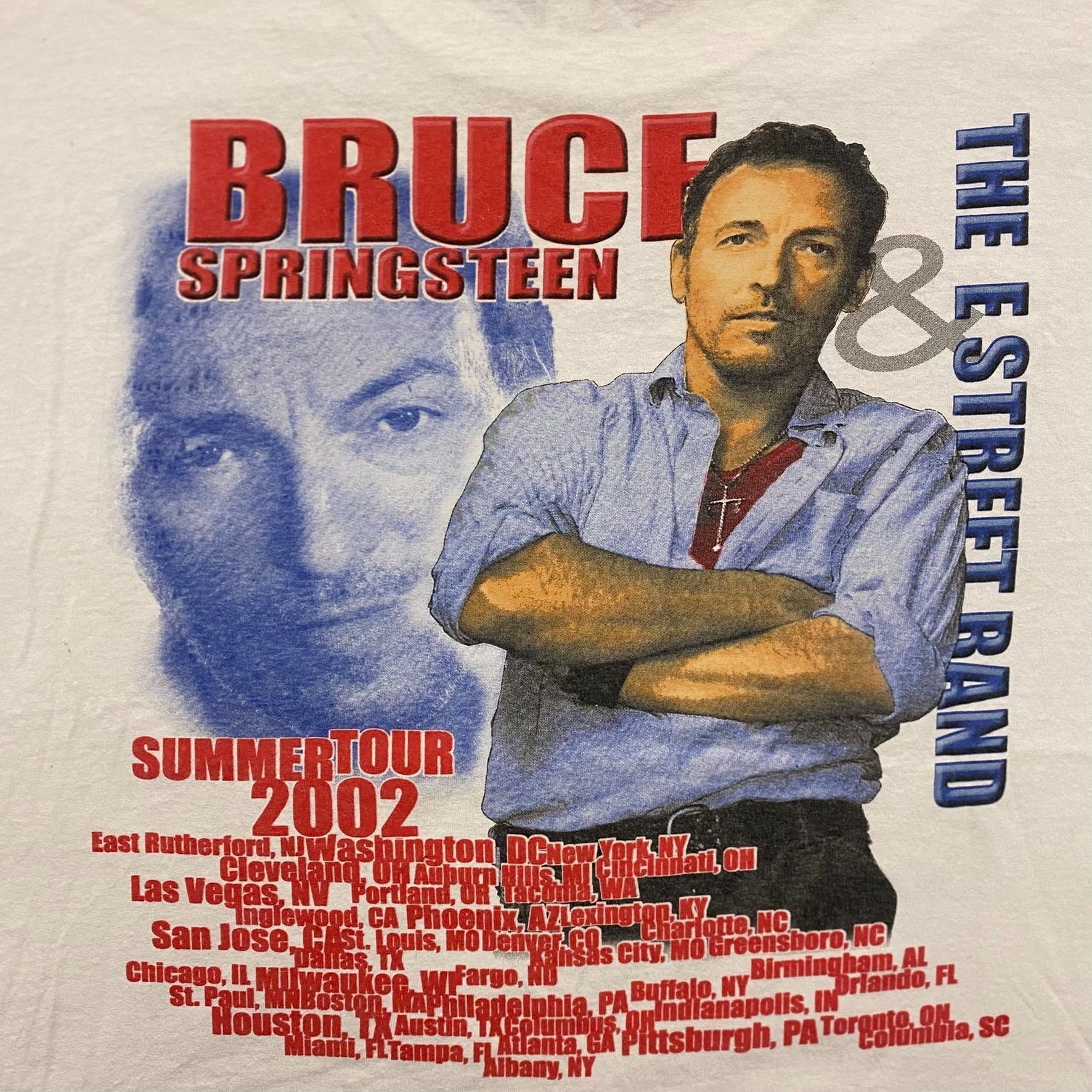 Band Tees Vintage Y2K Bruce Springsteen Tour 2002 T-Shirt Long Sleeve Size US XL / EU 56 / 4 - 5 Thumbnail