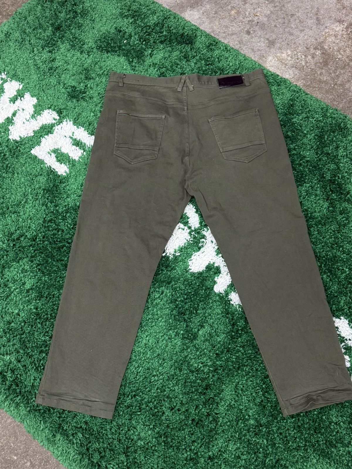 Akademiks Akademiks Olive Green Twill Denim Jeans Sz. 44 Size US 44 / EU 60 - 4 Thumbnail