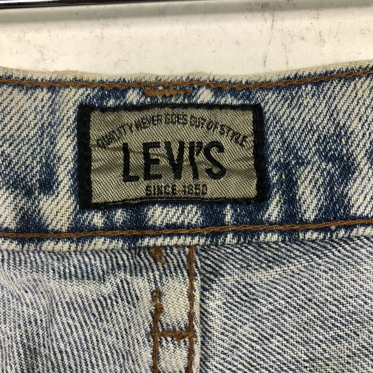 Levi's 🔥VINTAGE ACID WASH DESIGN LEVIS DENIM STRAIGHT CUT Size 28" / US 6 / IT 42 - 23 Thumbnail