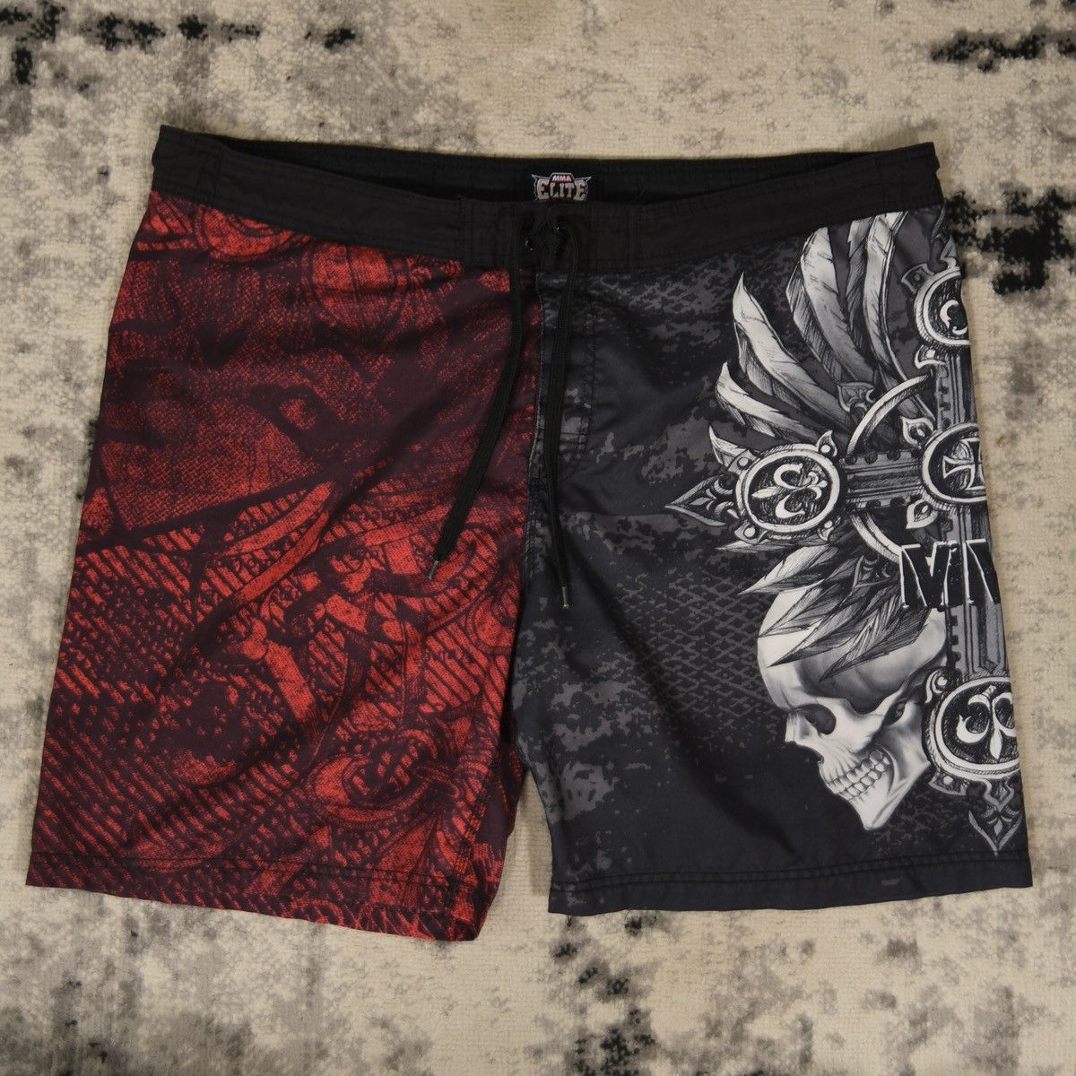 Vintage Y2K MMA Elite Surfer Shorts Size US 38 / EU 54 - 1 Thumbnail