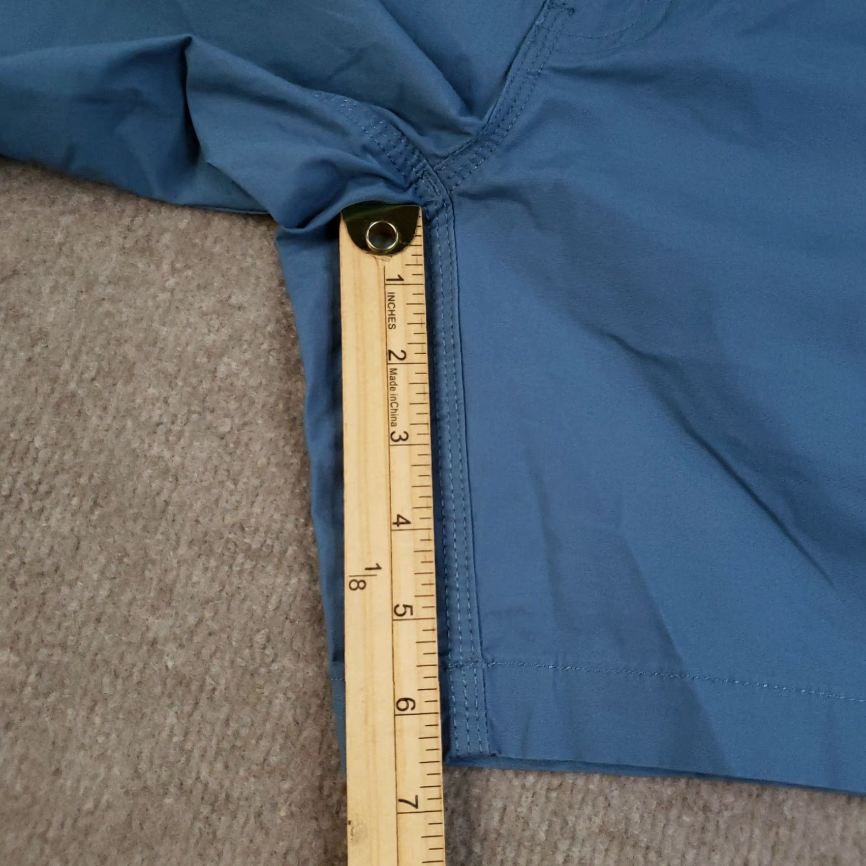 Mountain Khakis Mountain Khakis Shorts Mens Blue 7" Inseam Flat Front Stretch Poplin Classic Fit 30 Casual Chino 30 Mens Size US 30 / EU 46 - 2 Thumbnail
