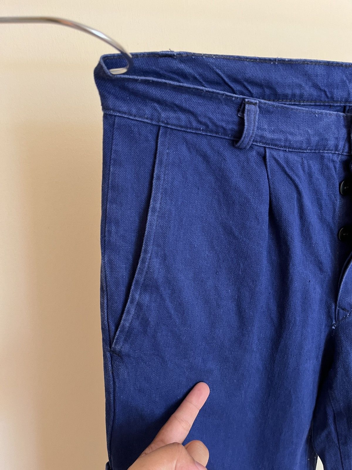 Le Laboureur Vintage 70s / 80s French Work Pants Size US 41 - 8 Thumbnail