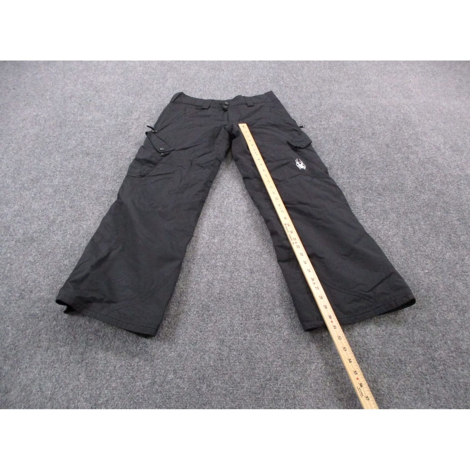 Spyder Spyder Pants Womens S Black Nylon Shell Snow Ski Outdoors Hiking Insulated Cargo Size 28" / US 6 / IT 42 - 3 Thumbnail