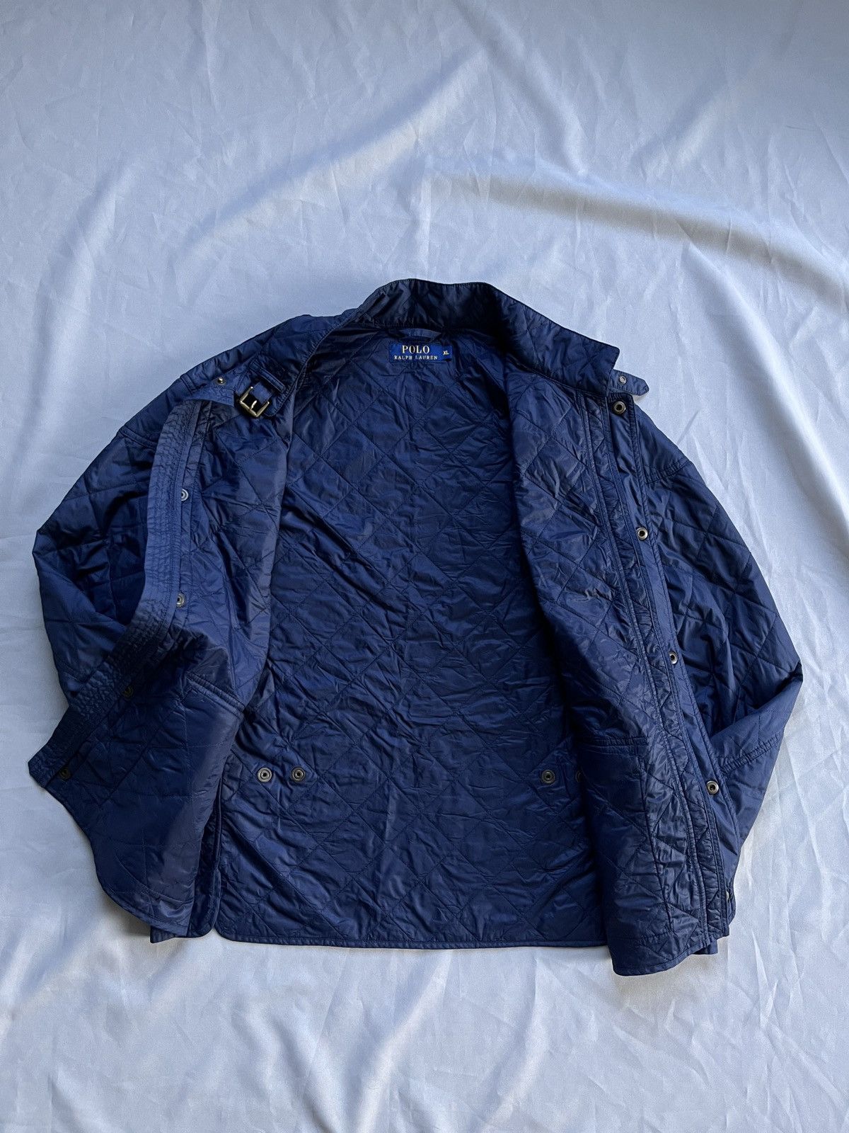 Polo Ralph Lauren PRL Blue Quilted Light Jacket Size US XL / EU 56 / 4 - 12 Thumbnail