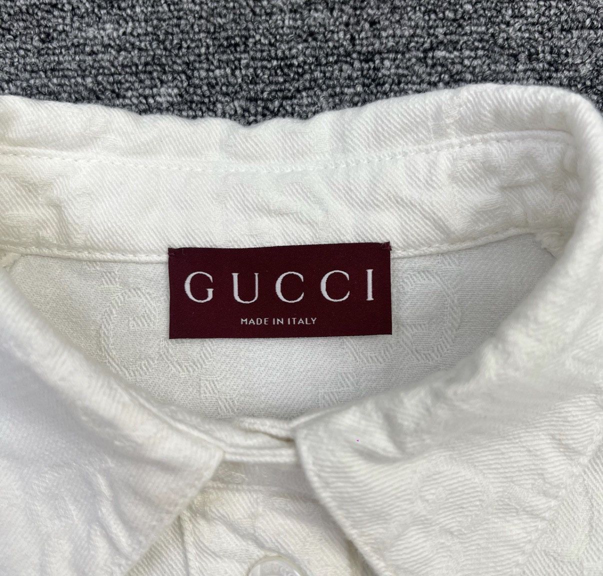 Gucci Gucci All-Over Print Denim Dress K12 Size XS / US 0-2 / IT 36-38 - 3 Thumbnail