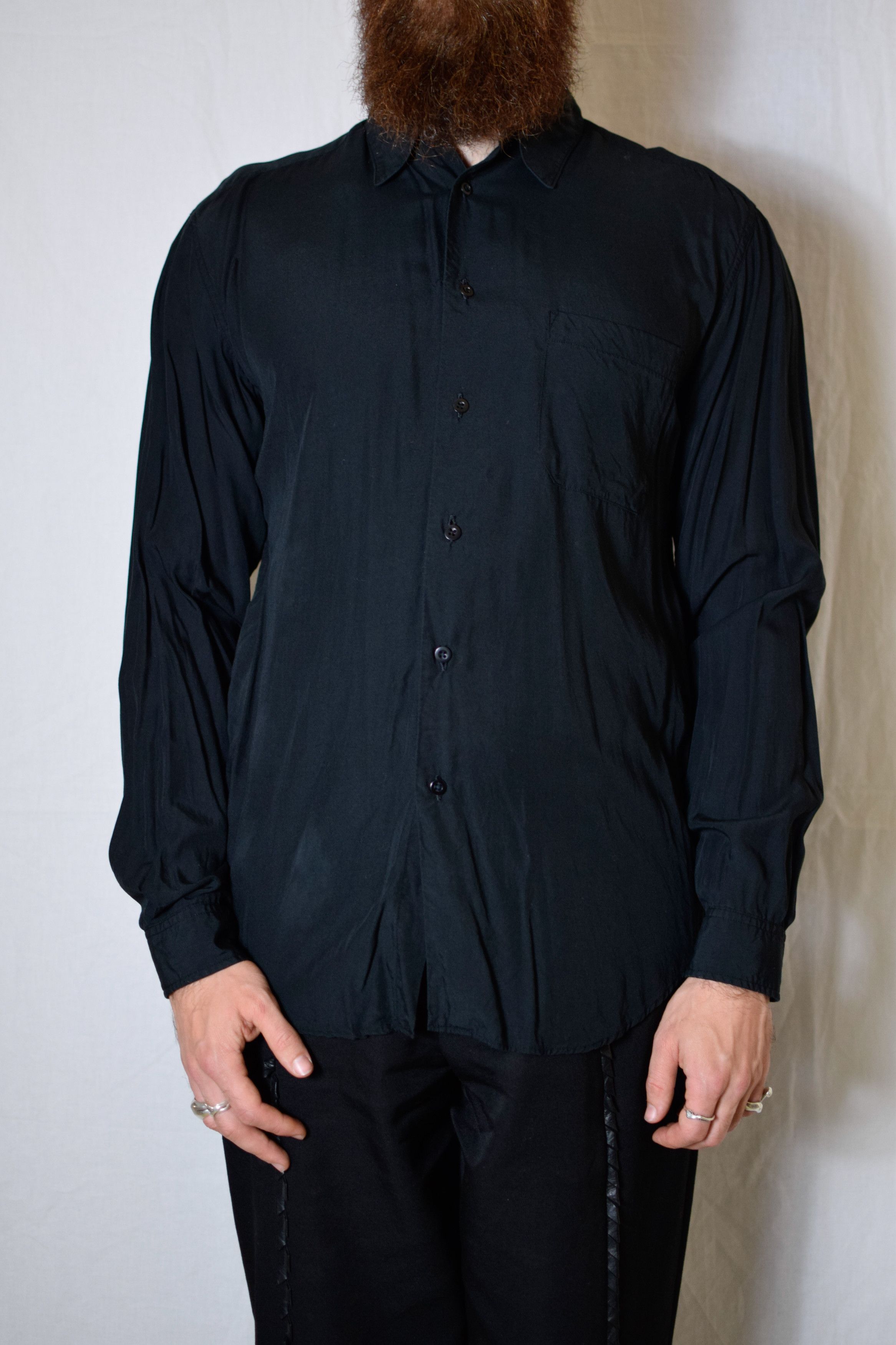 Yohji Yamamoto Yohji Yamamoto Costume d'Homme Rayon Shirt Size US M / EU 48-50 / 2 - 4 Thumbnail