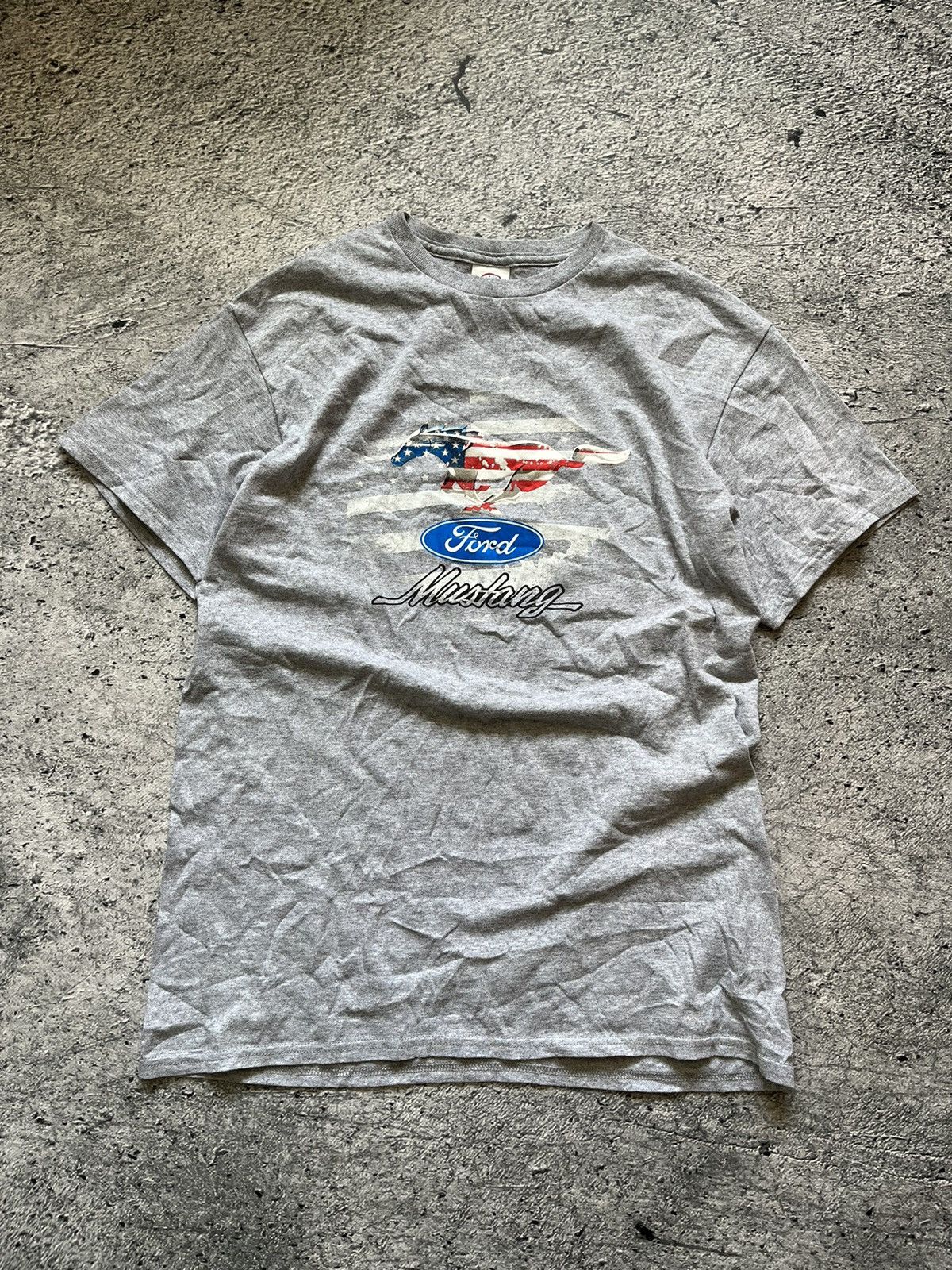 Ford Vintage 80s Ford Mustang T-shirt Size US M / EU 48-50 / 2 - 2 Thumbnail