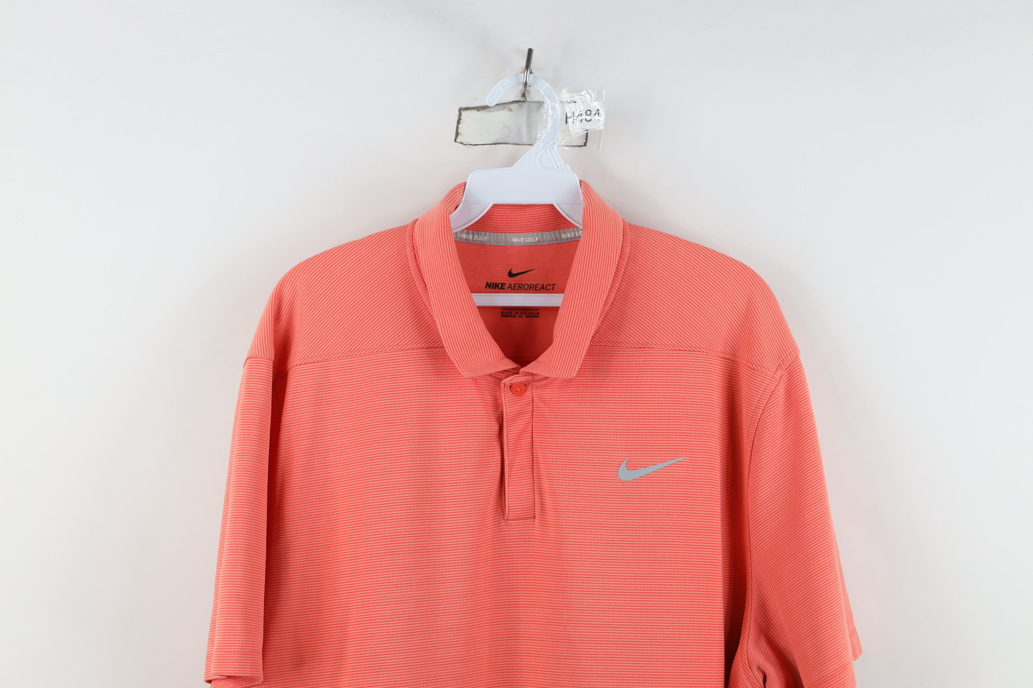 Nike Nike Golf Ribbed Short Sleeve Collared Golfing Polo Shirt Size US XL / EU 56 / 4 - 2 Thumbnail