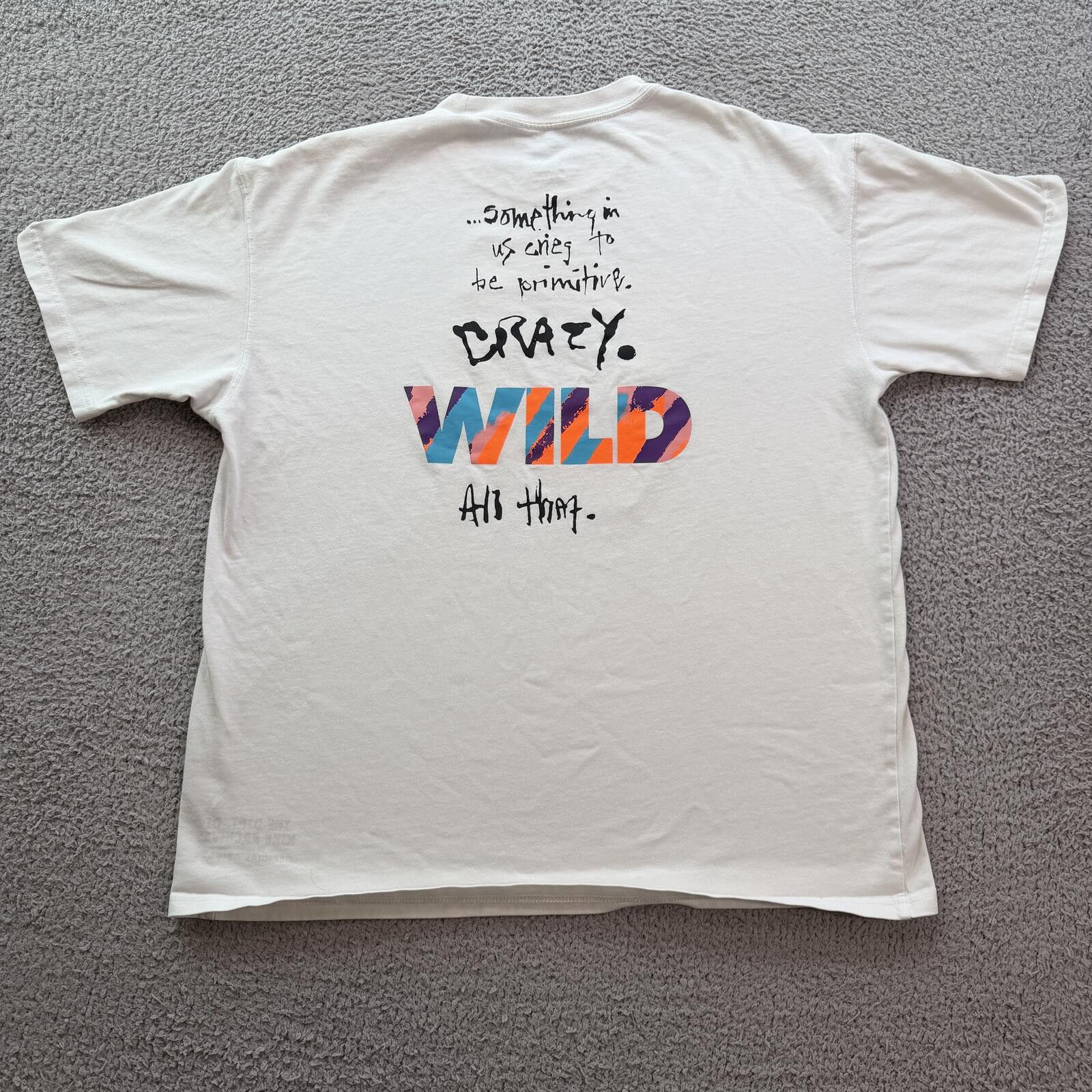 Nike Nike Archive Reissue Wild Graphic T Shirt Cream Boxy L Size US L / EU 52-54 / 3 - 2 Thumbnail