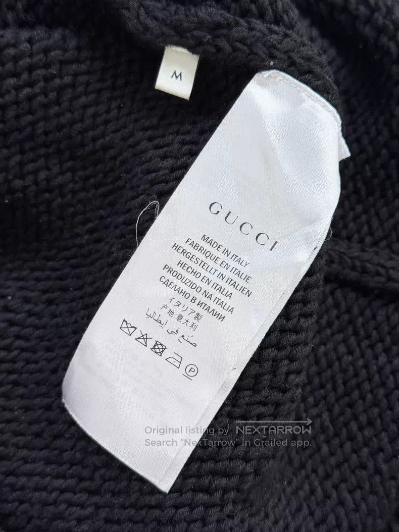 Gucci Gucci Letter round-neck long-sleeved knitted sweater Size US M / EU 48-50 / 2 - 6 Thumbnail