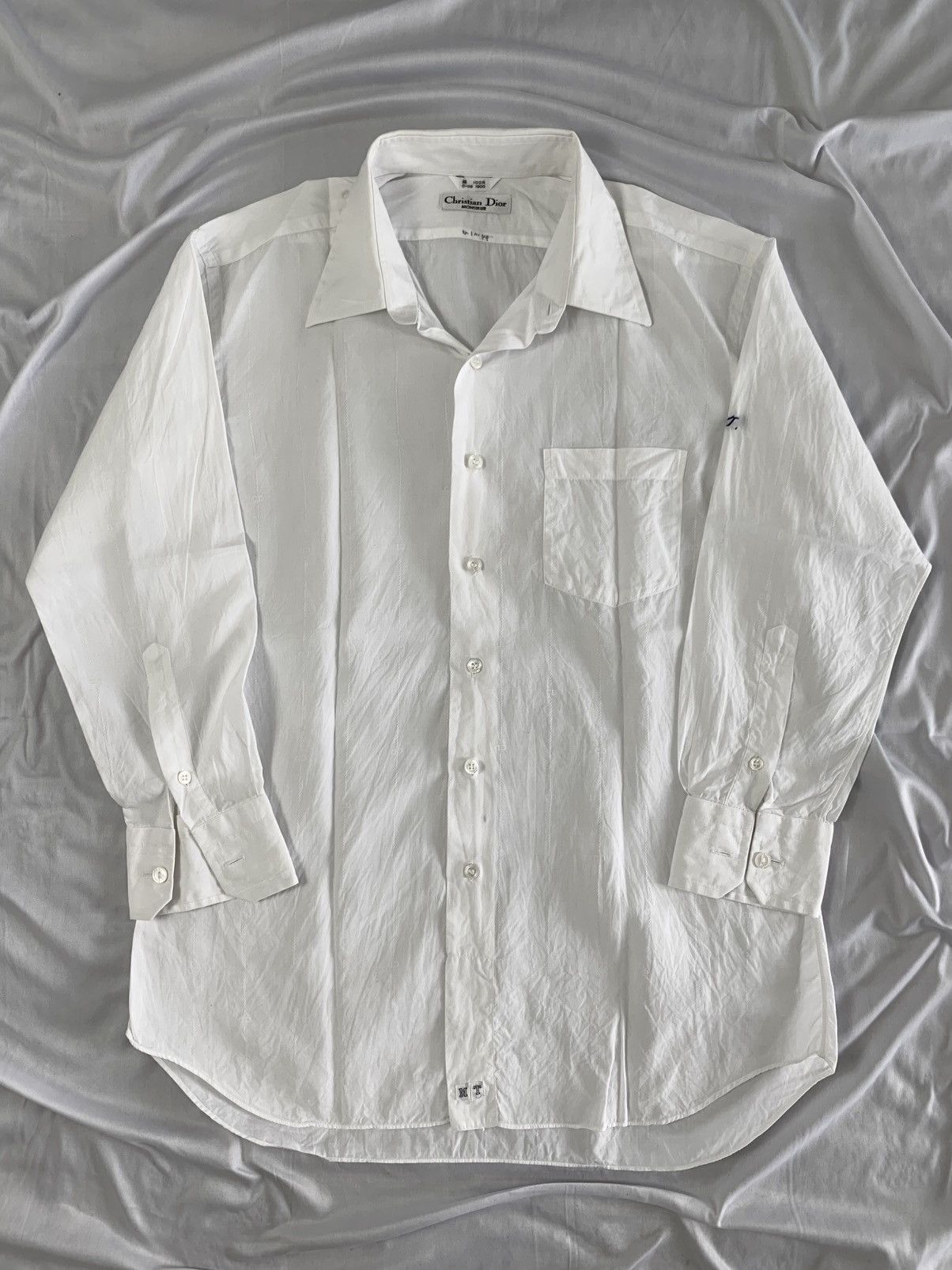 Christian Dior Monsieur Vintage CD monsieur white button up shirt monogram Size US M / EU 48-50 / 2 - 3 Thumbnail