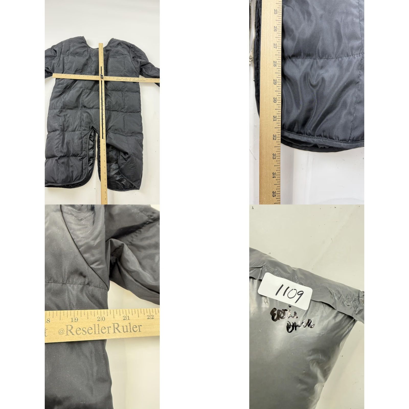 Eddie Bauer Vintage Eddie Bauer Jacket Liner Black Small Adult Quilted Long 80s Size US S / EU 44-46 / 1 - 8 Thumbnail