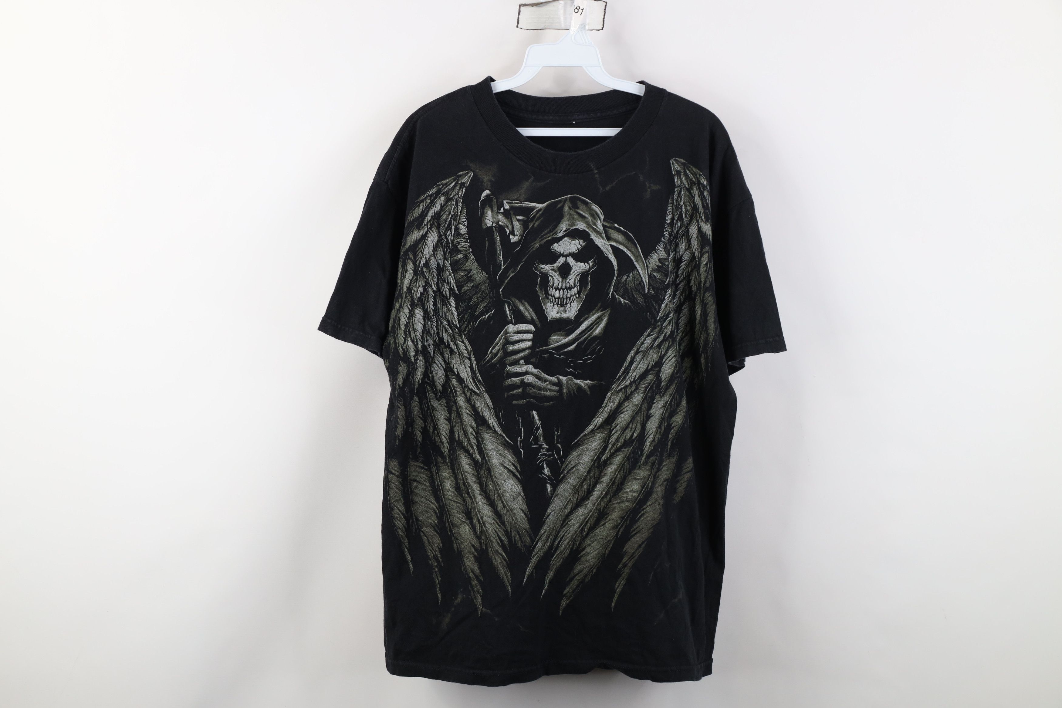 Vintage Vintage Y2K Streetwear Fantasy UFC MMA Grim Reaper T-Shirt Size US L / EU 52-54 / 3 - 1 Thumbnail