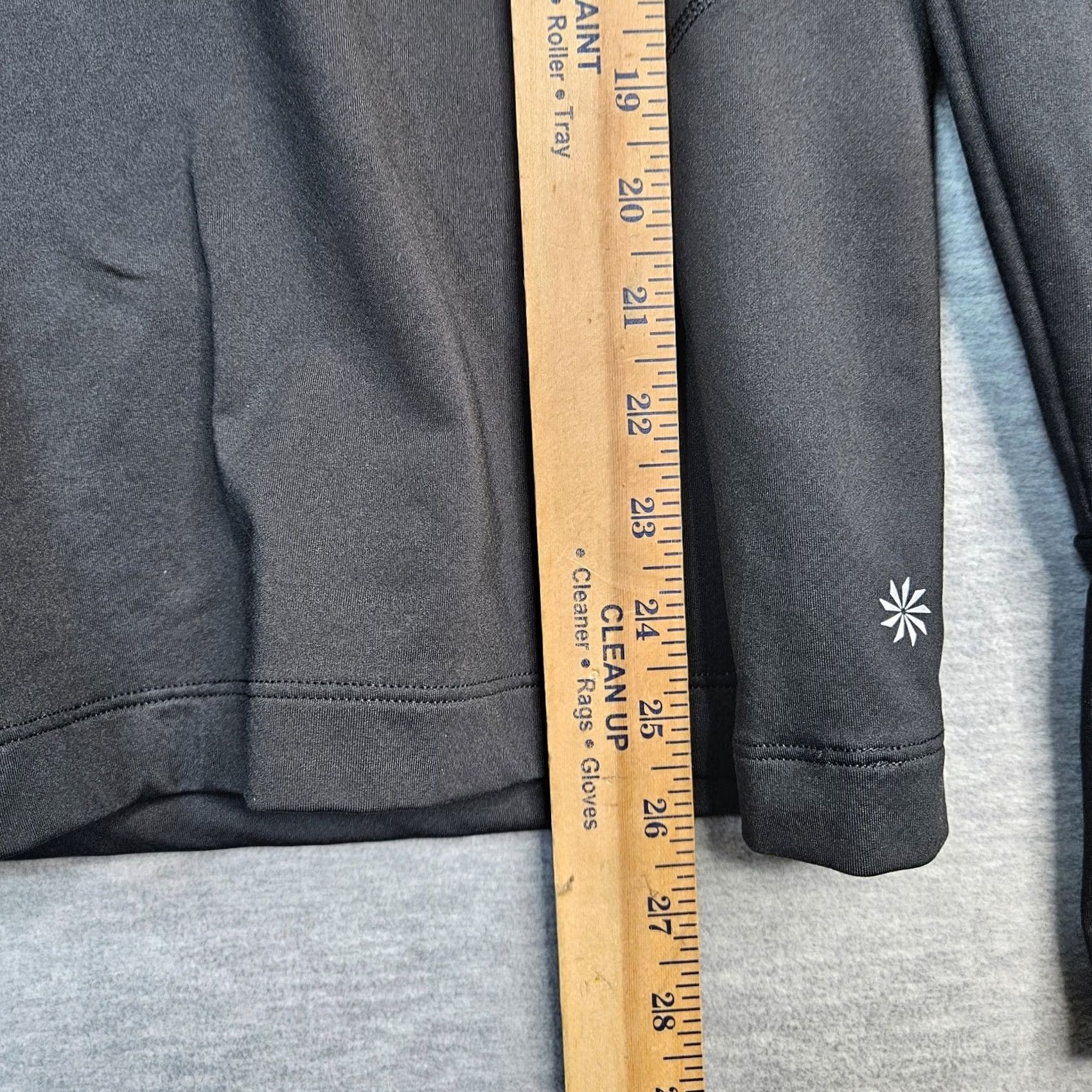 Athleta Athleta Women’s 1/4 Zip Long Sleeve Thumb Holes Pocket Back Sweatshirt M Black Casual Activewear Top Size M / US 6-8 / IT 42-44 - 6 Thumbnail