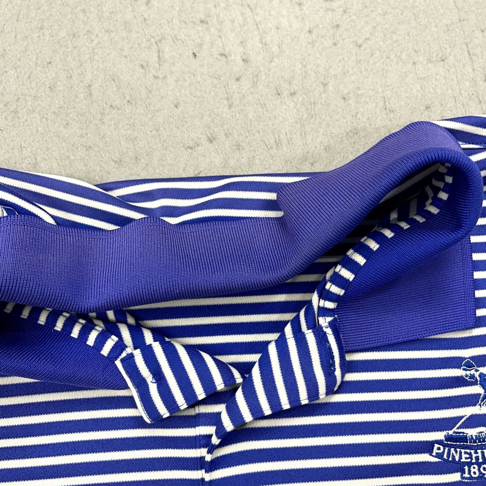 Adidas Nike Adidas Pinehurst Golf Polo Shirt Mens L Blue White Logo Top 100 Size US L / EU 52-54 / 3 - 4 Thumbnail
