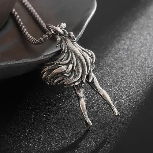 Vintage Classic Style Wings Girls Pendant Necklace Size ONE SIZE - 4 Thumbnail