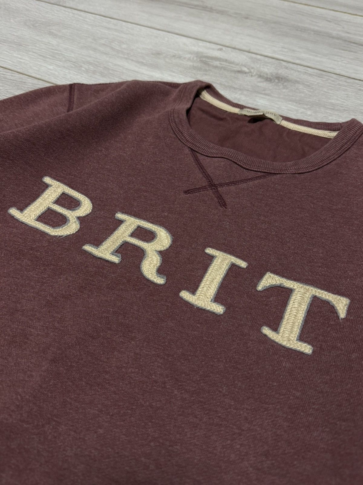 Burberry Burberry Brit Sweatshirt Big Logo Sz L Casual Jumper Size US L / EU 52-54 / 3 - 3 Thumbnail