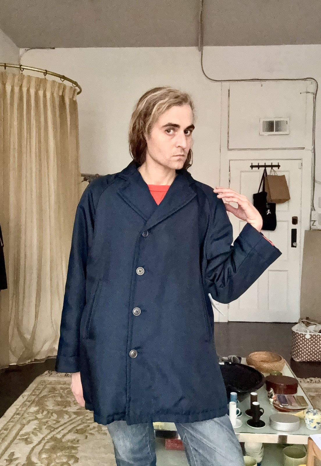 Romeo Gigli Archive 1990's Padded Nylon Coat