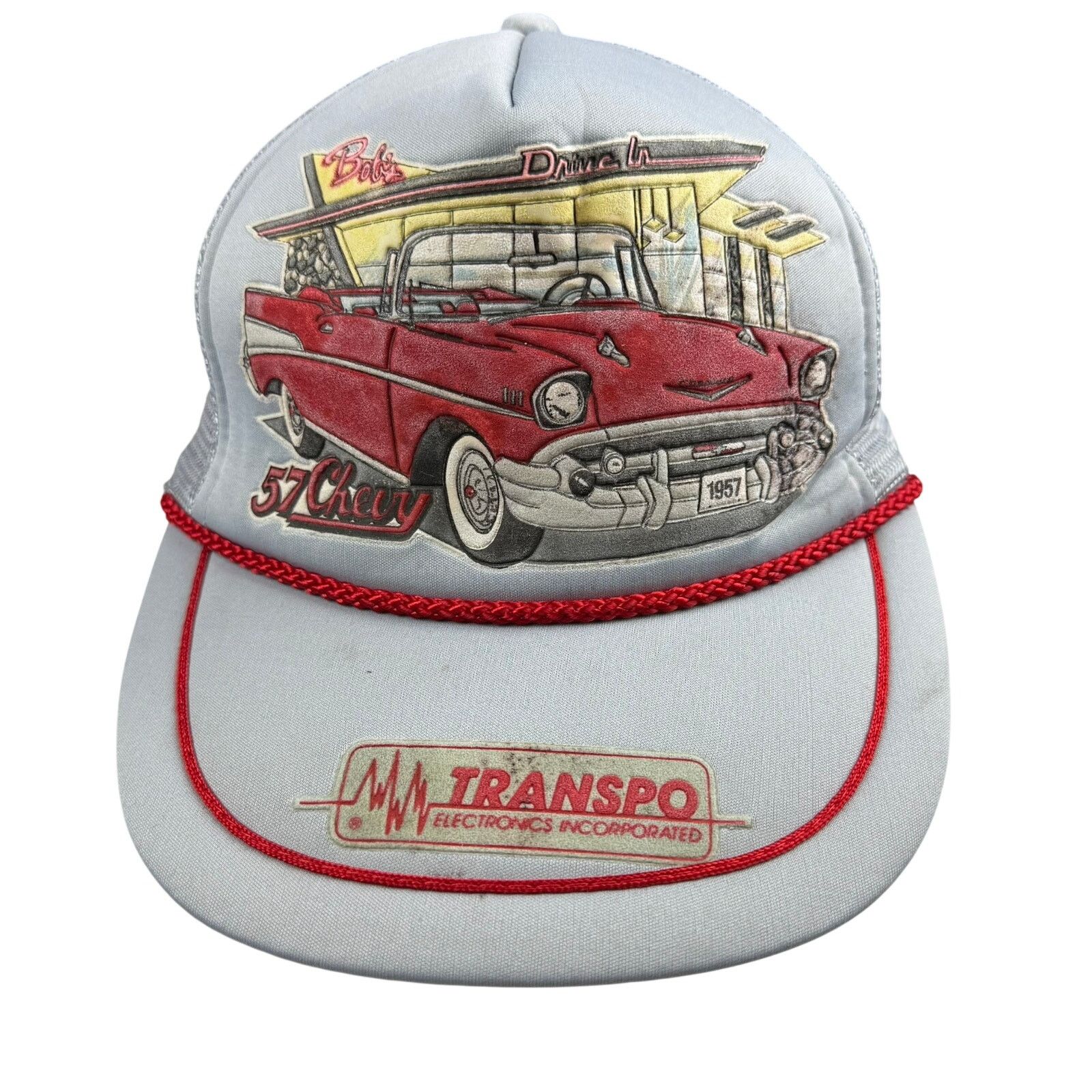 Other Vintage 80s Transpo Electric Trucker Snapback Hat Size ONE SIZE - 1 Thumbnail